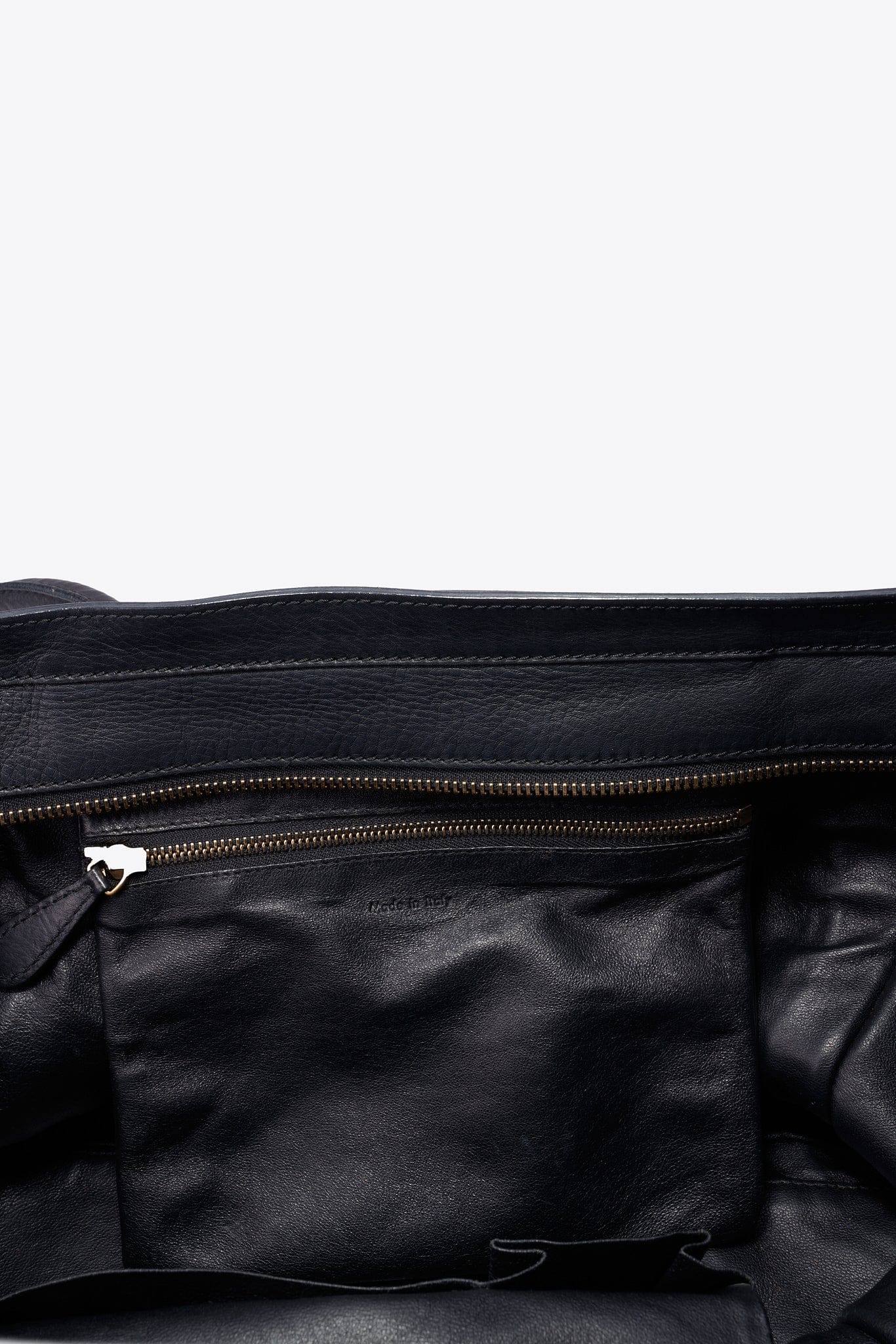 Céline Luggage Tote in Black Leather