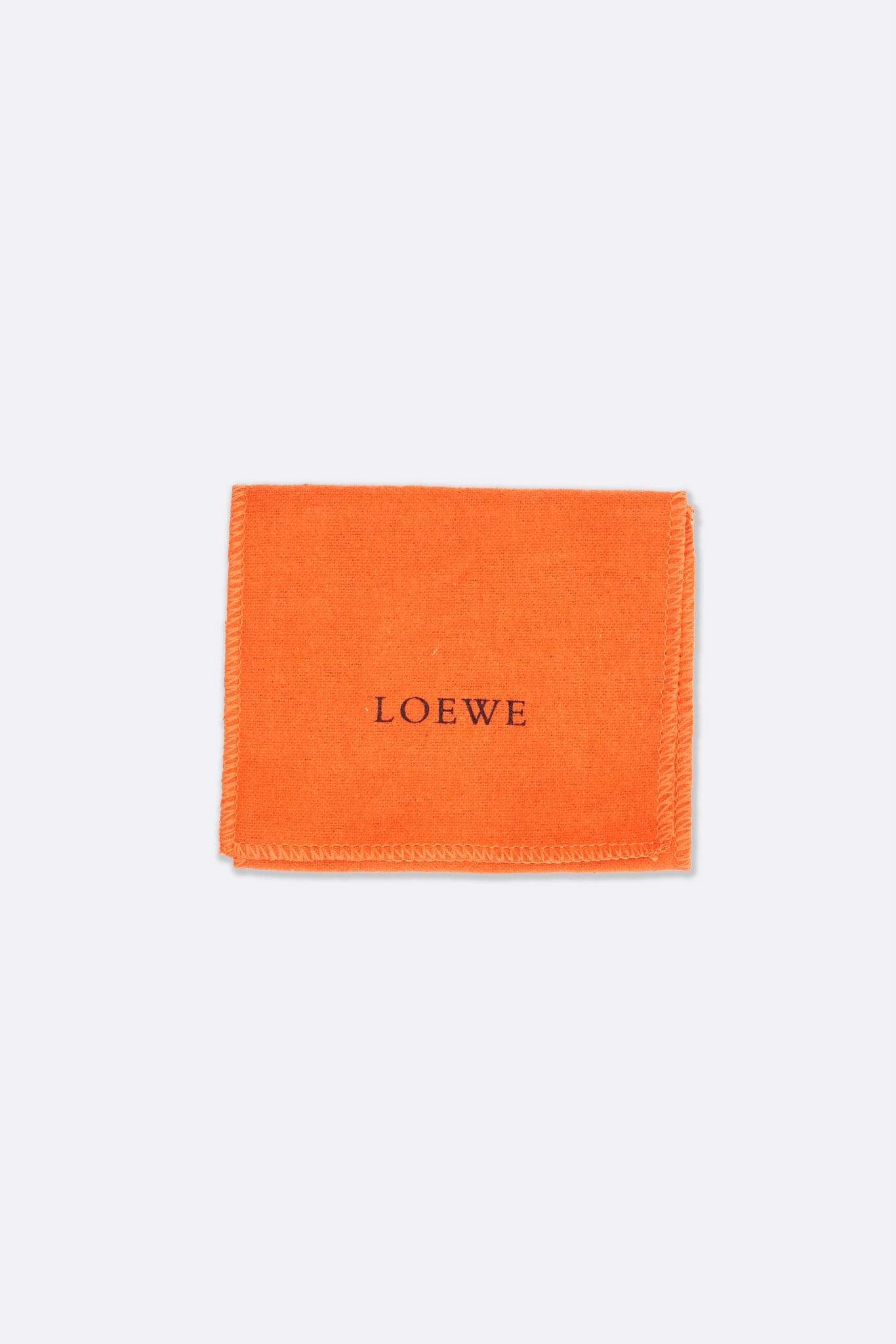 Vintage Loewe Anagram Silver Keyring