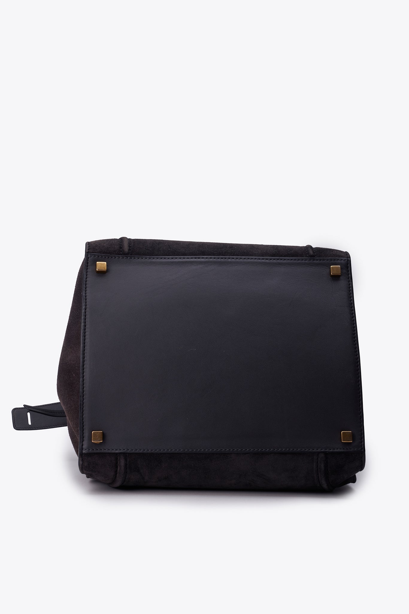 Céline Grey Suede Phantom Tote