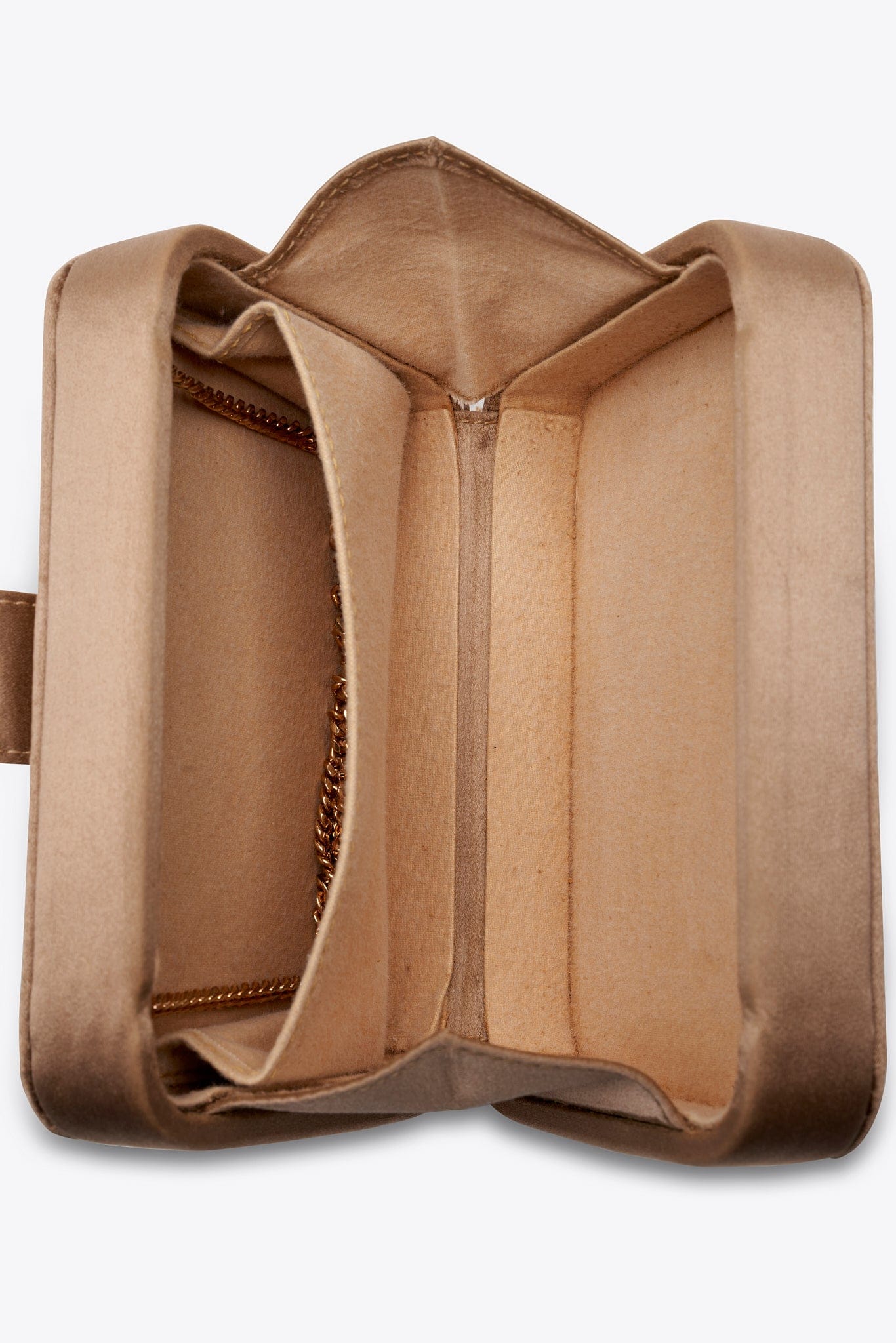 Loewe Vintage Taupe Silk Tassel Evening Bag