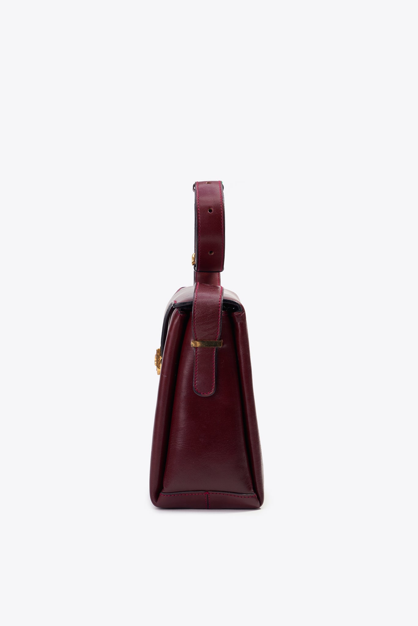 Vintage Celine Burgundy Crossbody Bag