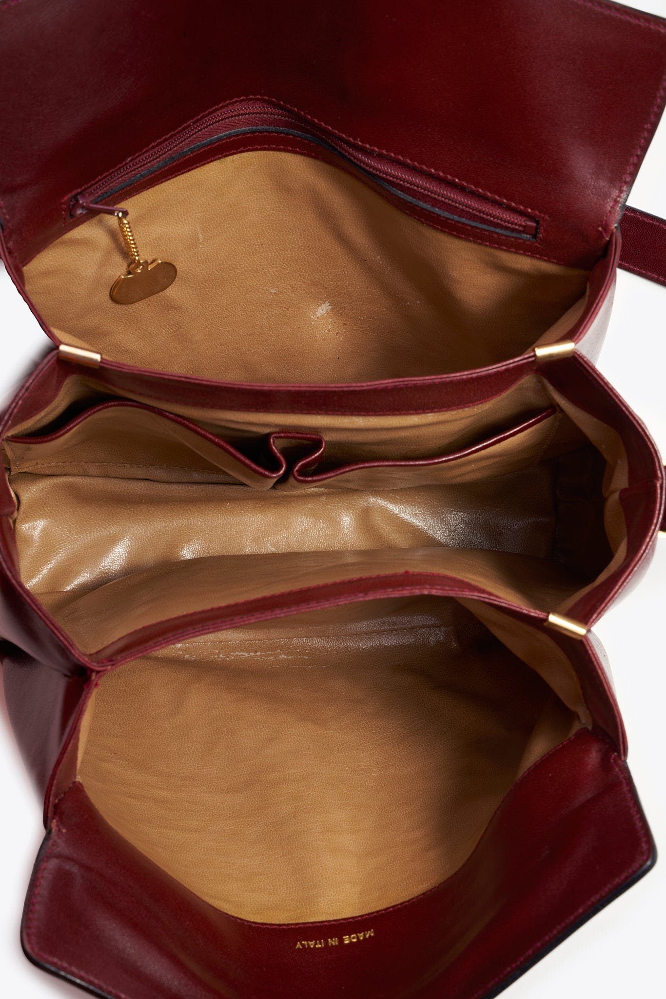 Vintage Celine Burgundy Crossbody Bag