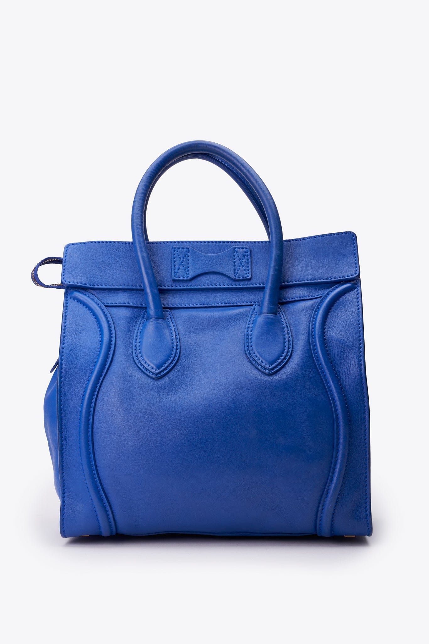 Céline Phantom Luggage Tote in Cobalt Blue