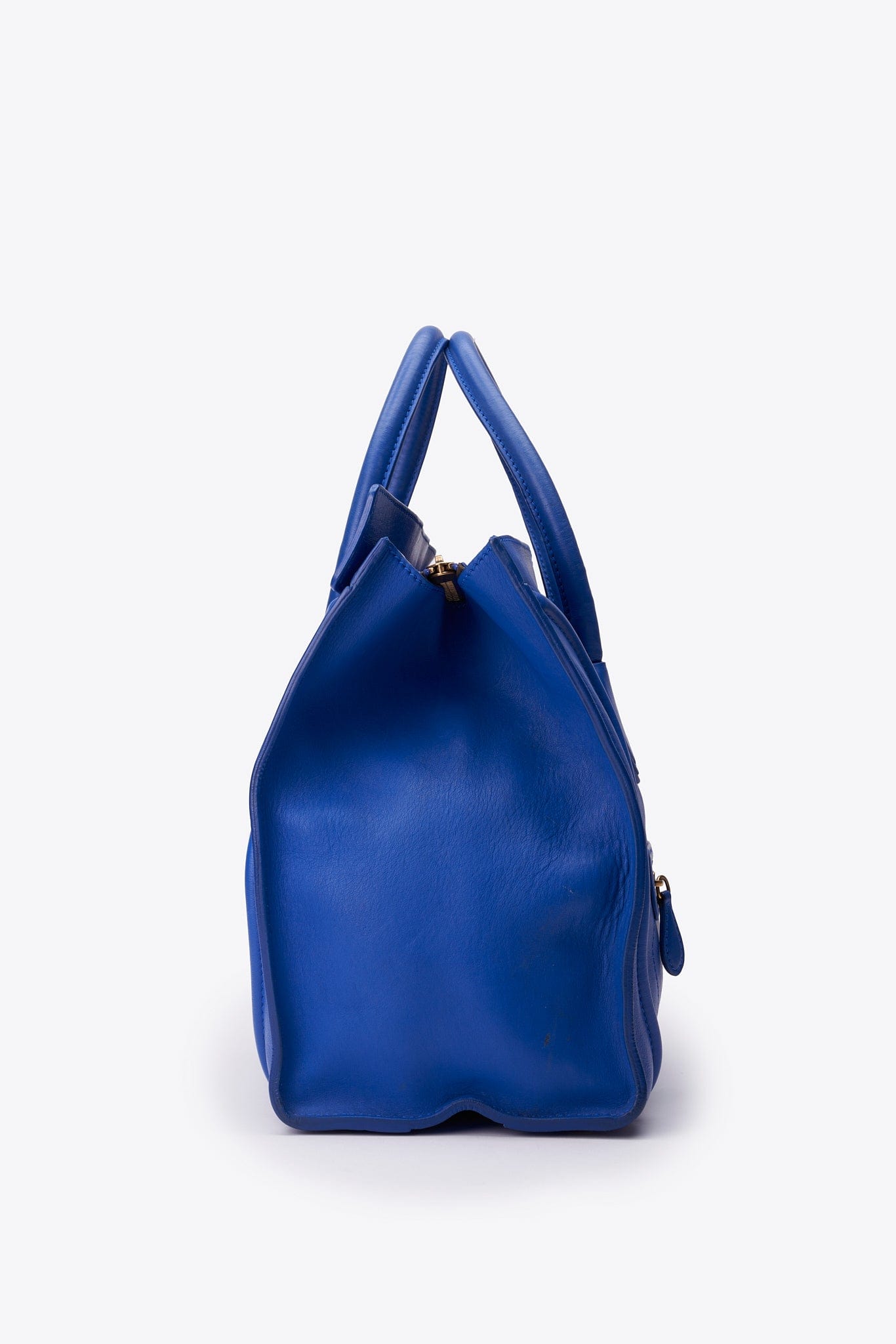Céline Phantom Luggage Tote in Cobalt Blue