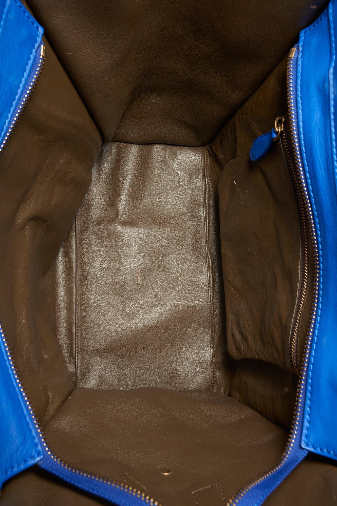 Céline Phantom Luggage Tote in Cobalt Blue