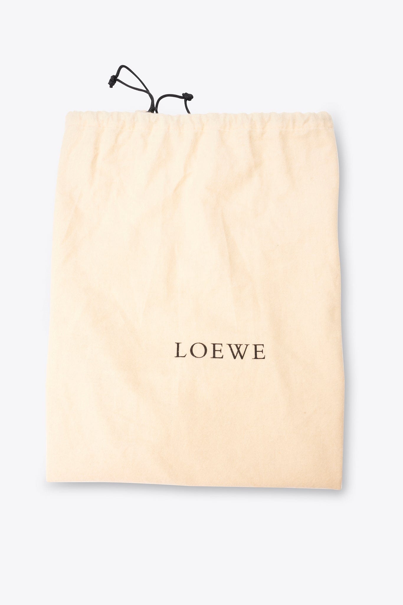 Loewe Vintage Heritage Boston Bag In Black Leather
