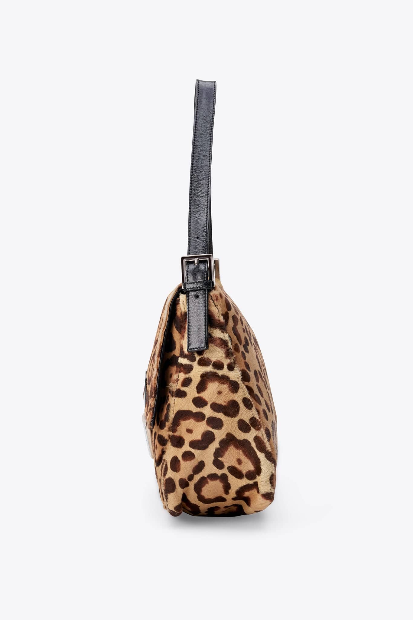 Fendi Vintage Mamma Baguette in Leopard Print Calf Hair