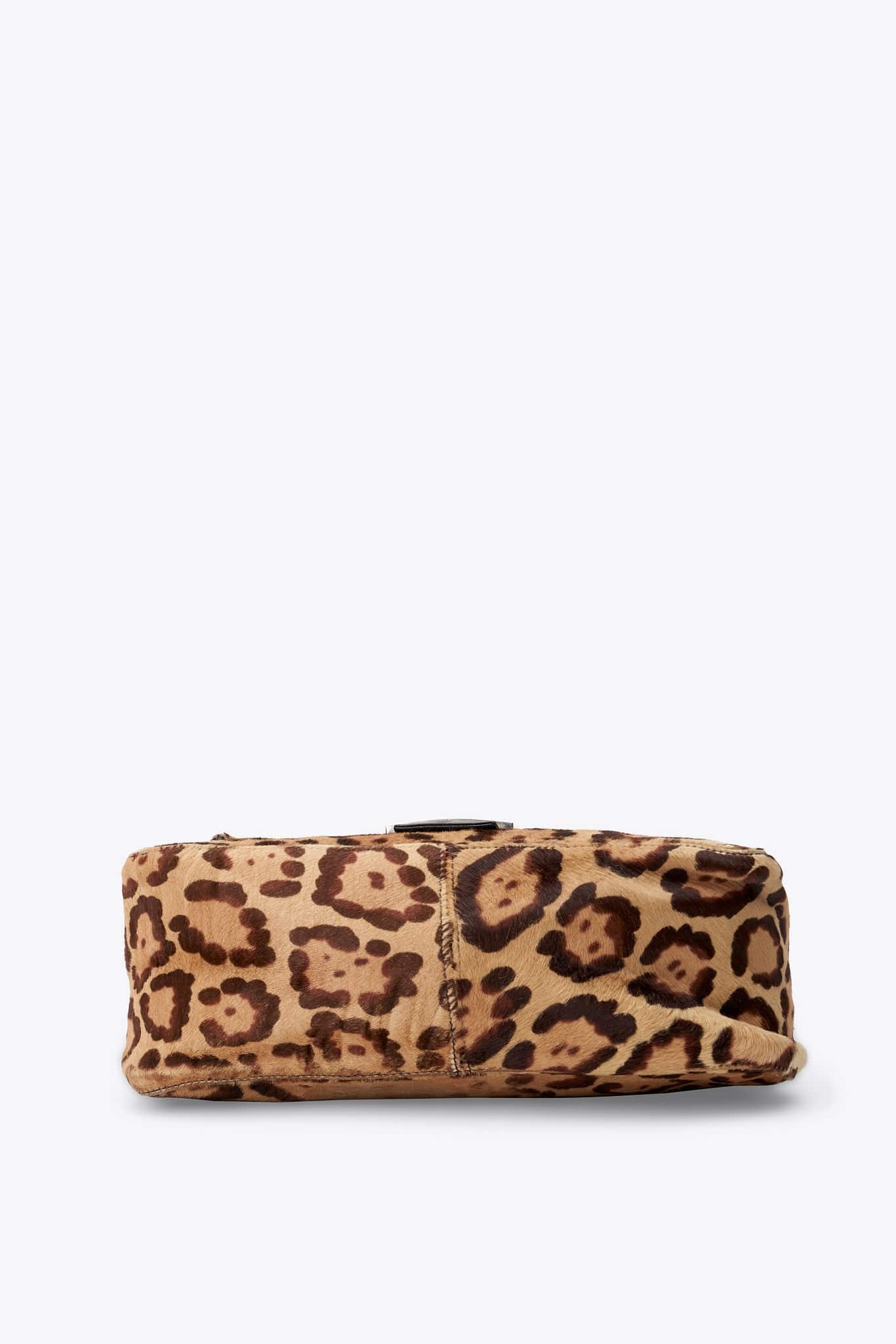 Fendi Vintage Mamma Baguette in Leopard Print Calf Hair