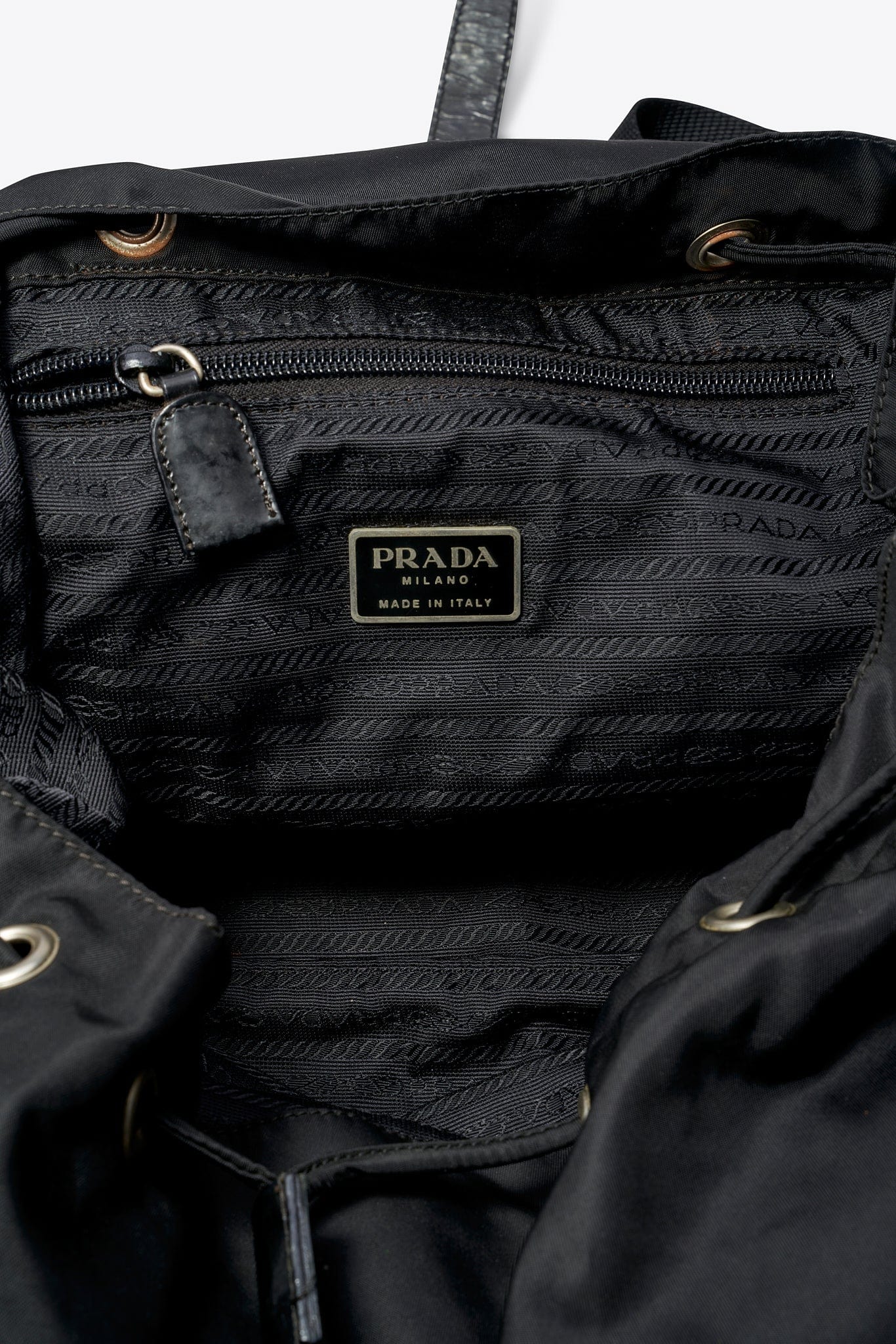 Prada Nylon Large Backpack - Black