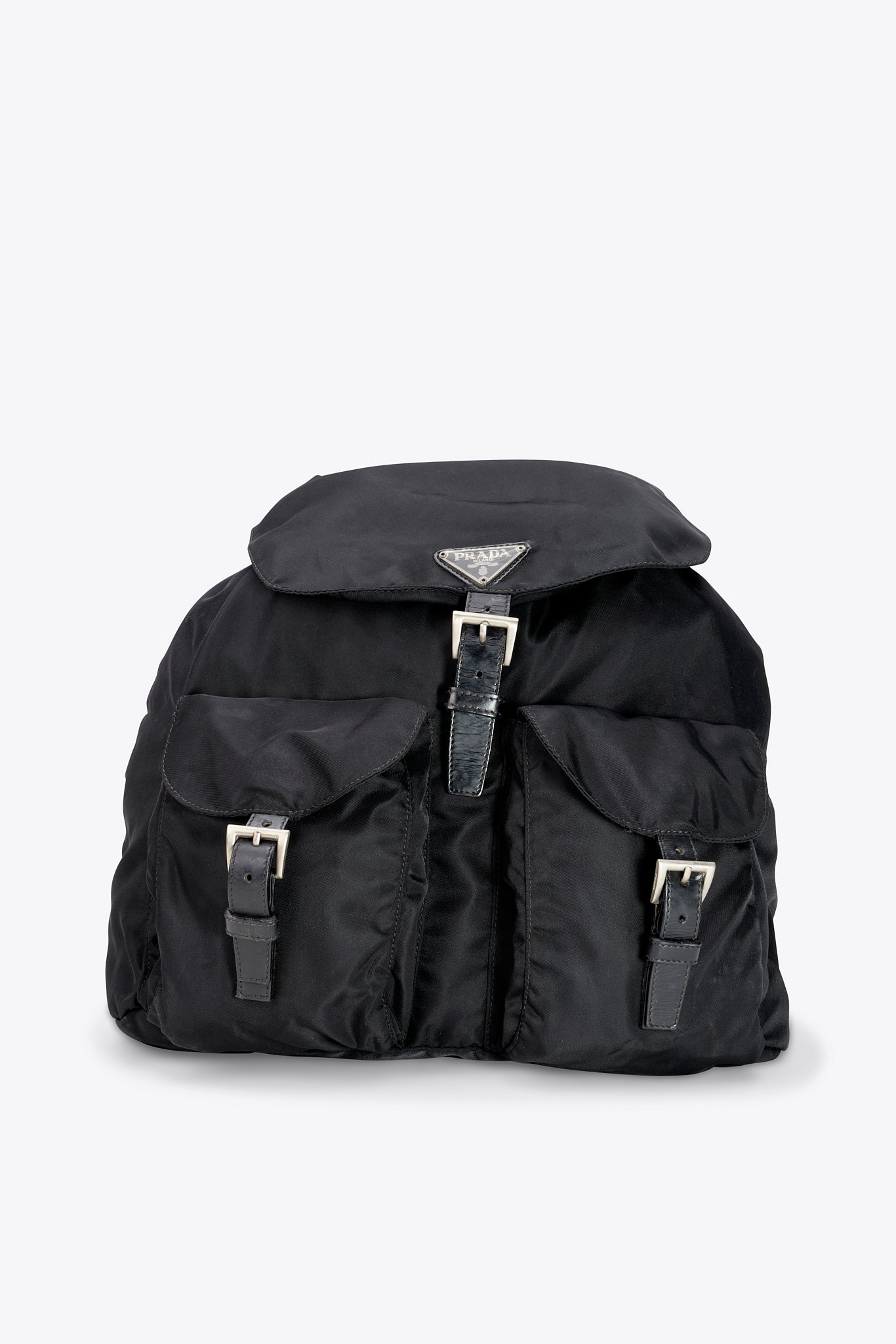 Prada Nylon Large Backpack - Black