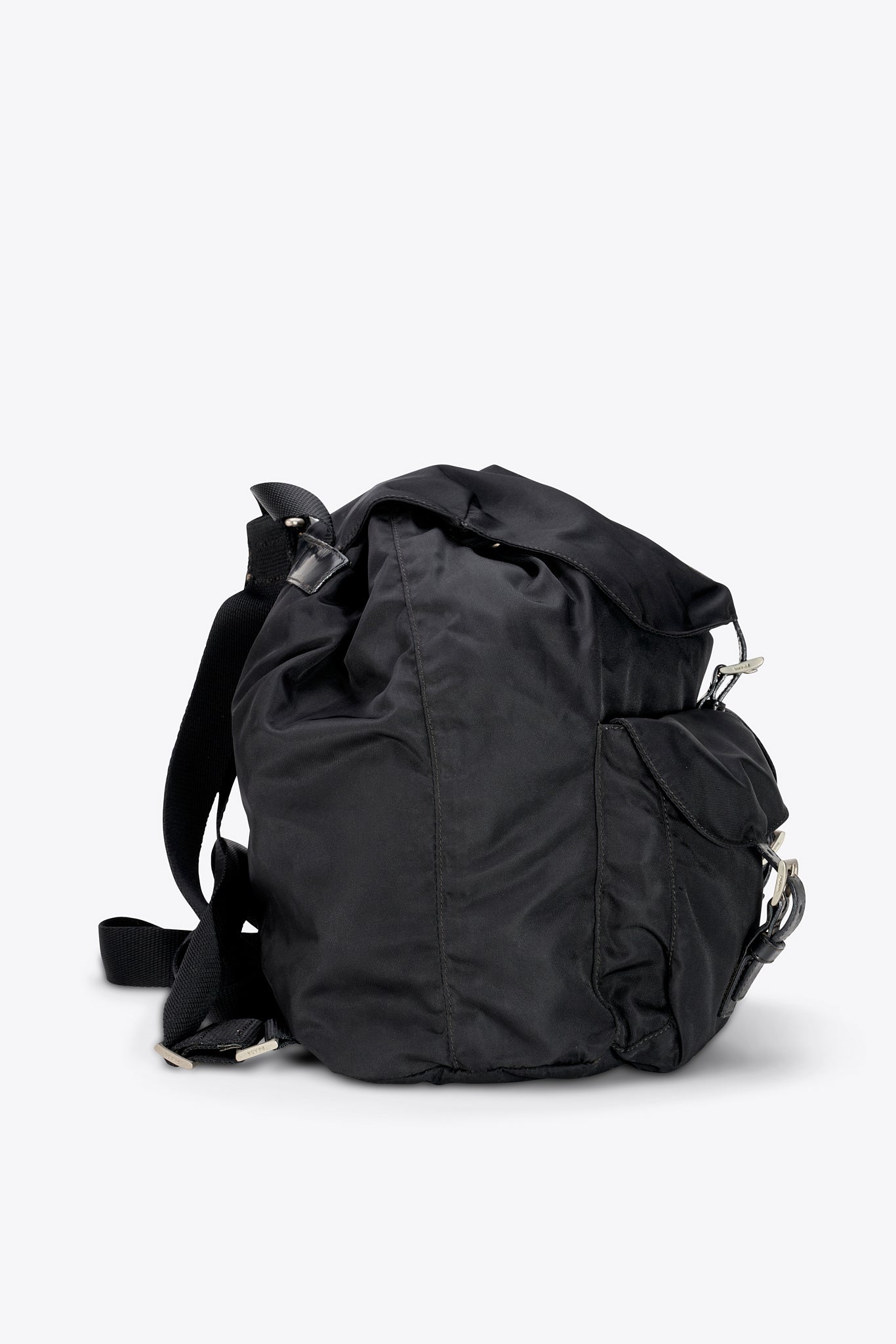 Prada Nylon Large Backpack - Black