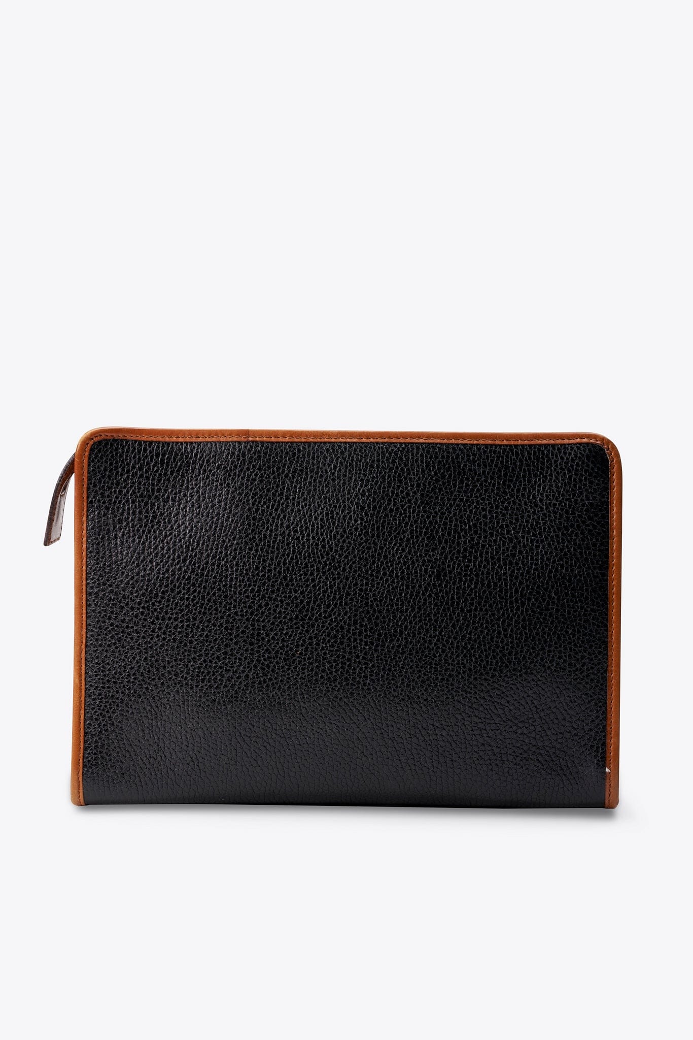 Vintage Celine Black Leather Clutch Bag