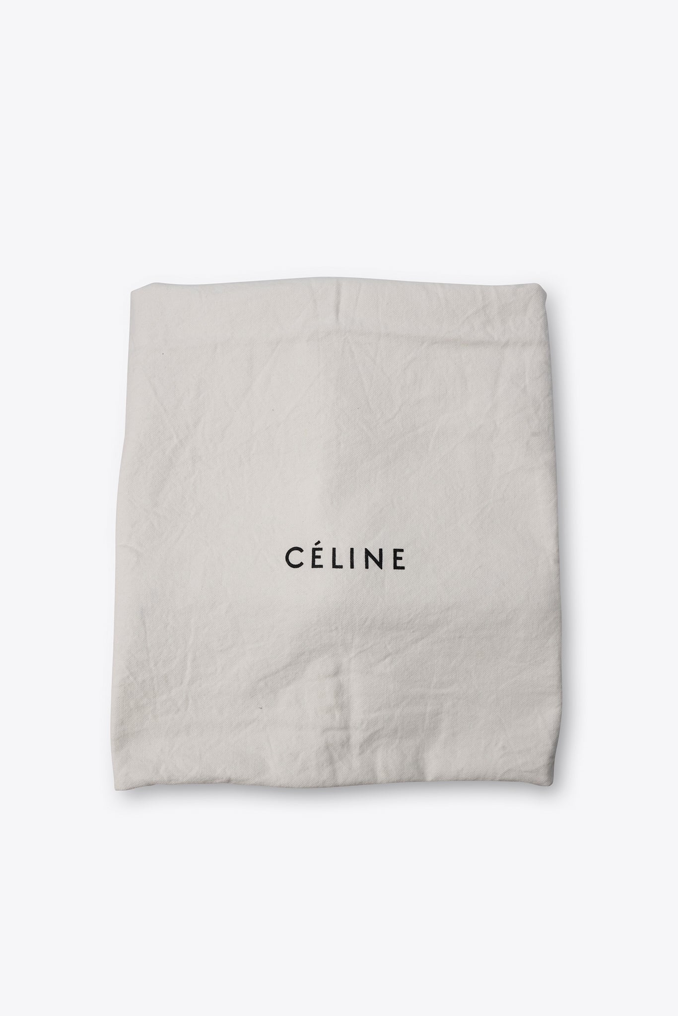 Céline Leather Phantom Tote in Black Leather