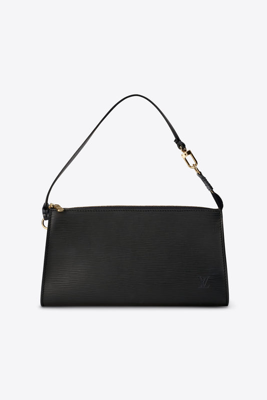 Vintage Louis Vuitton Epi Pochette Black