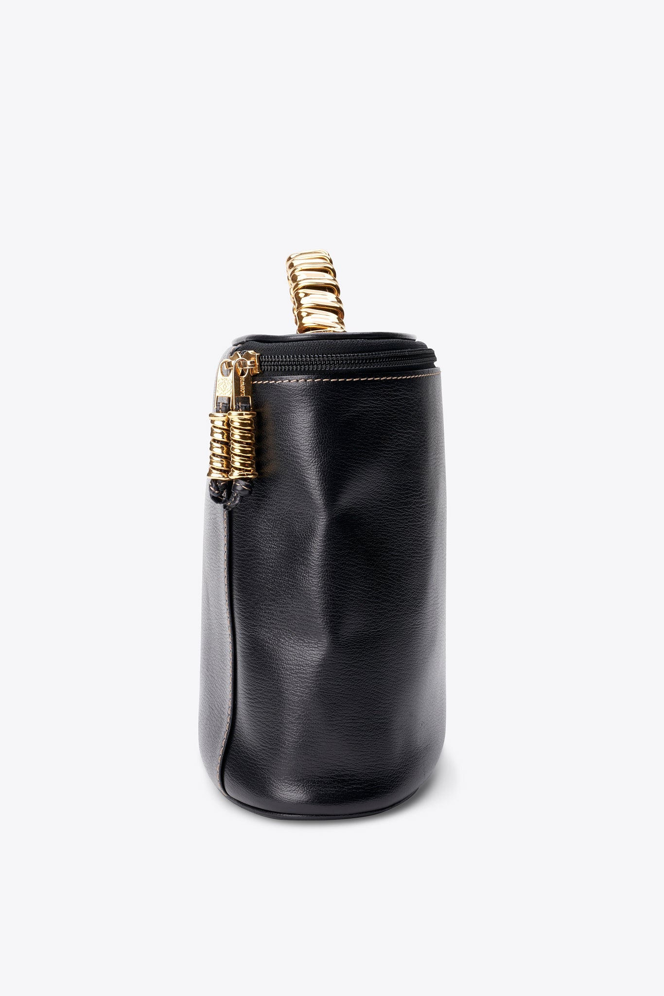 Vintage Loewe Black Leather Vanity Case