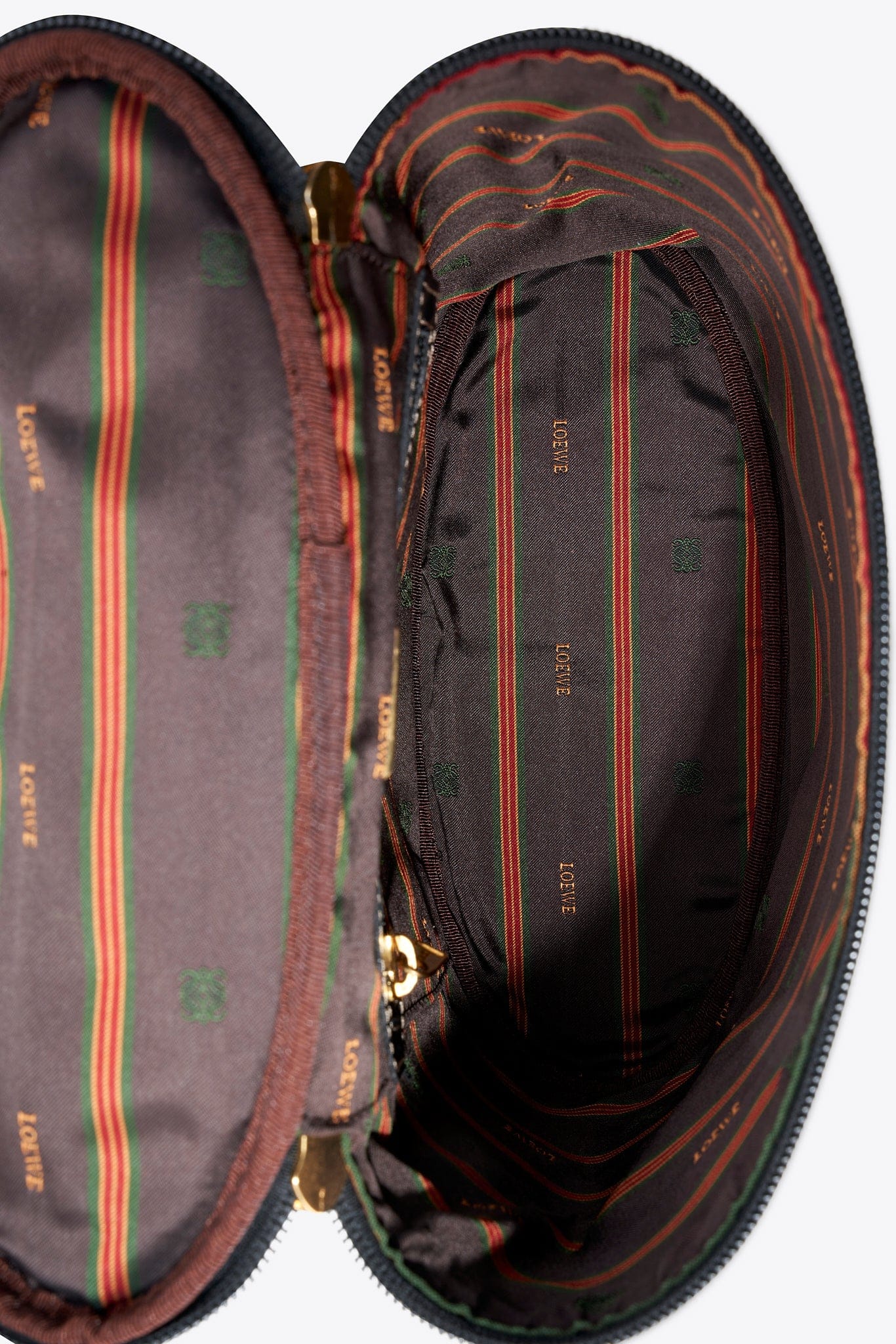 Vintage Loewe Black Leather Vanity Case