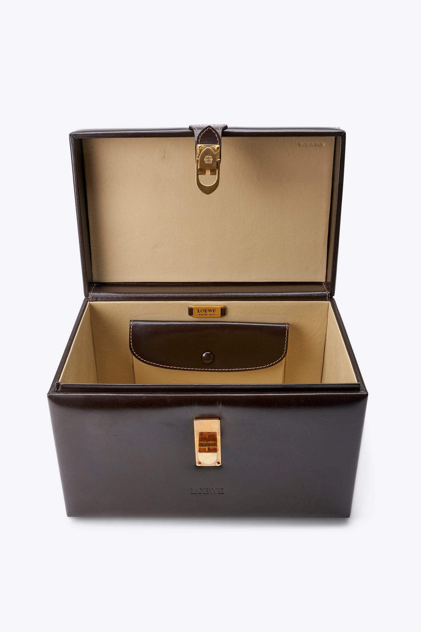 Vintage Loewe Leather Vanity Case