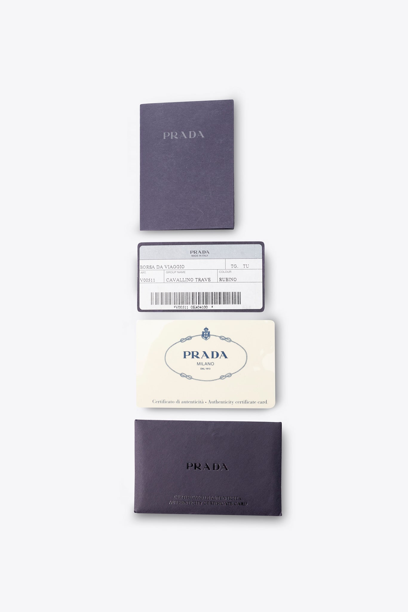 Vintage Prada Red Calf Hair Shoulder Bag