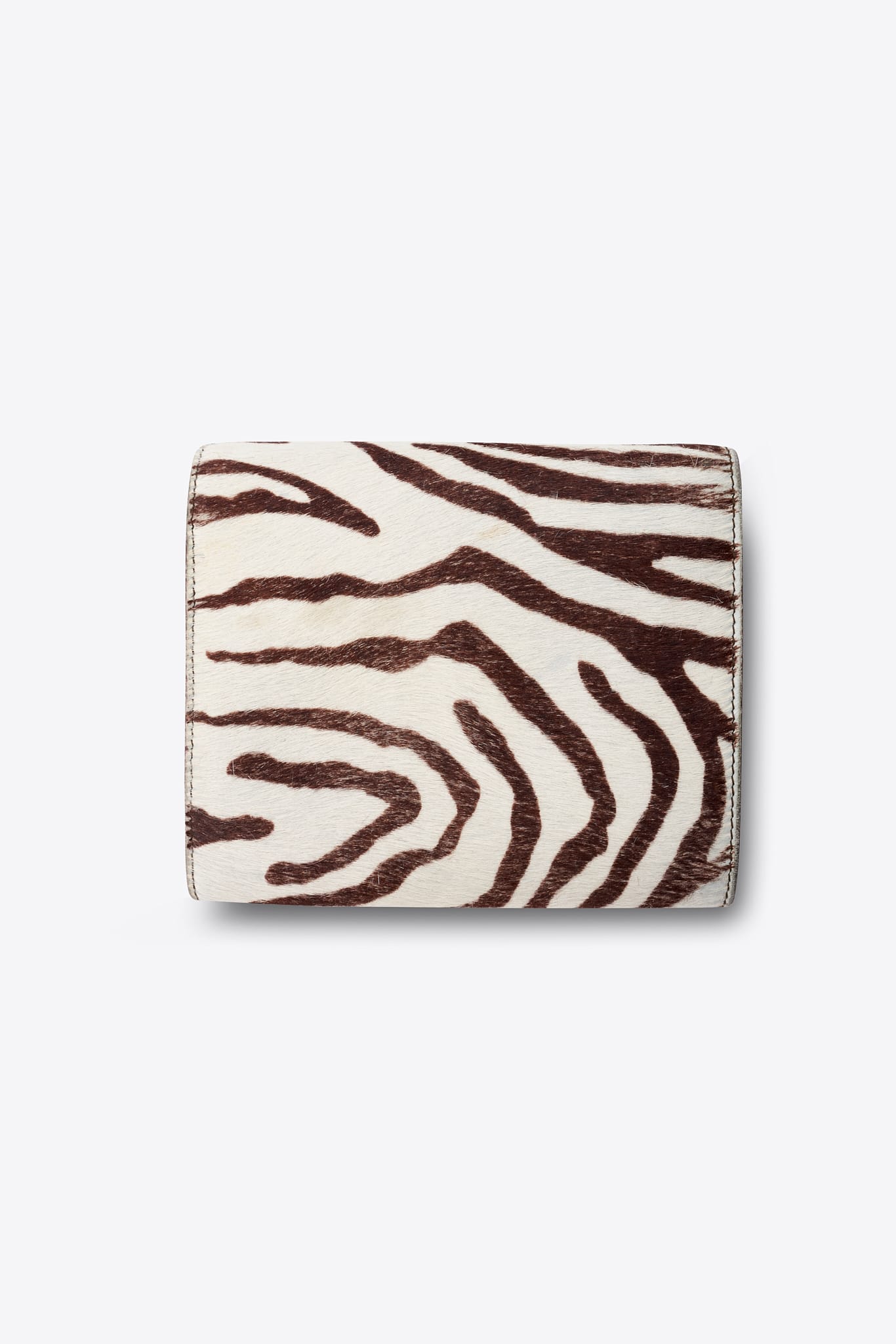 Vintage Prada Zebra Print Calf Hair Wallet