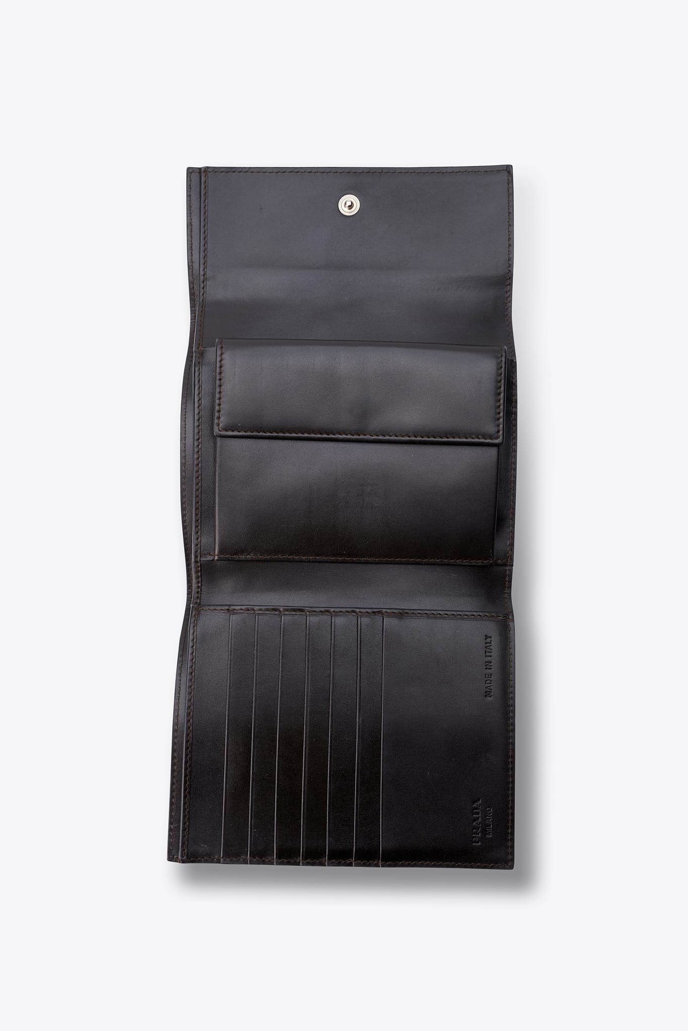 Vintage Prada Zebra Print Calf Hair Wallet