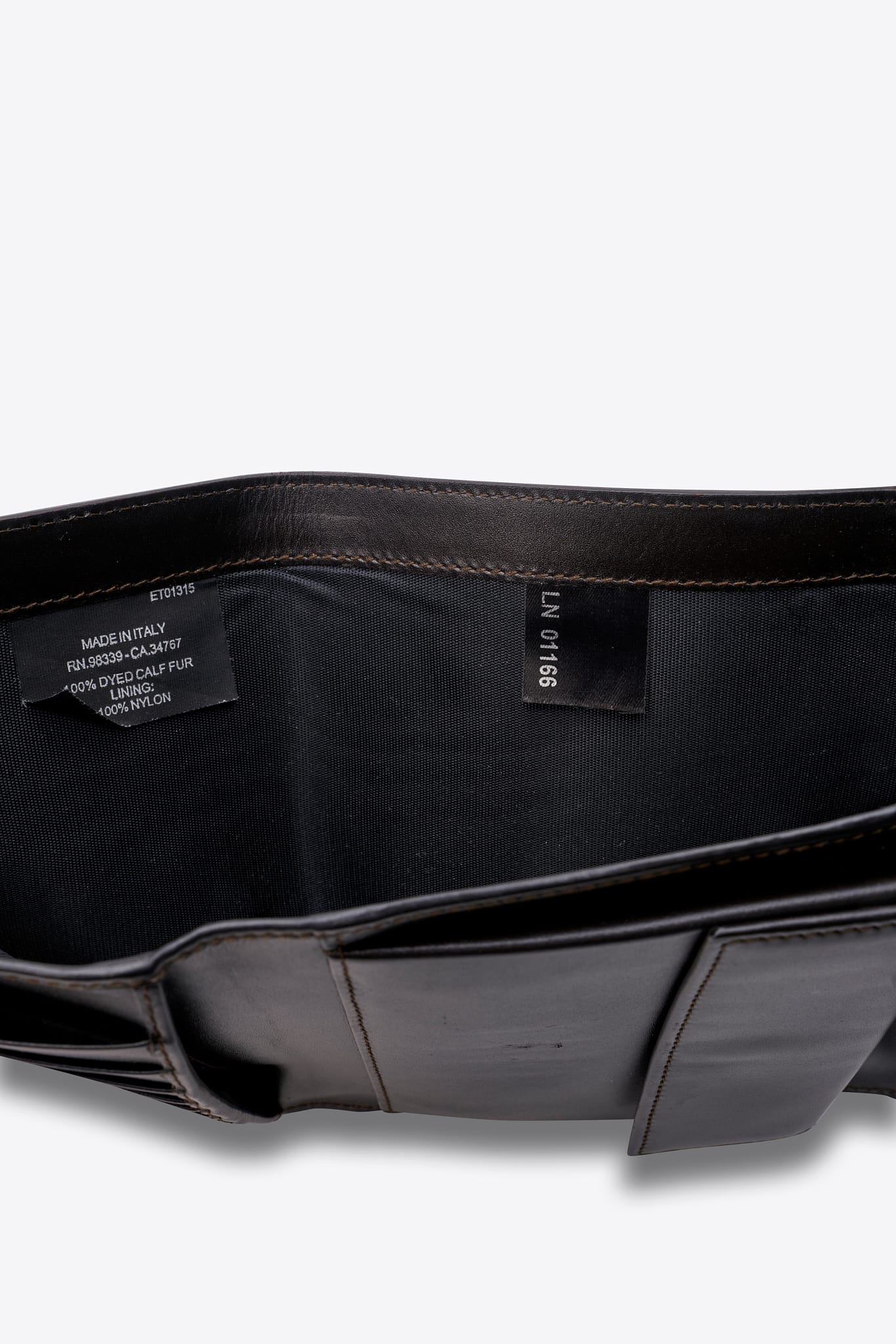 Vintage Prada Zebra Print Calf Hair Wallet