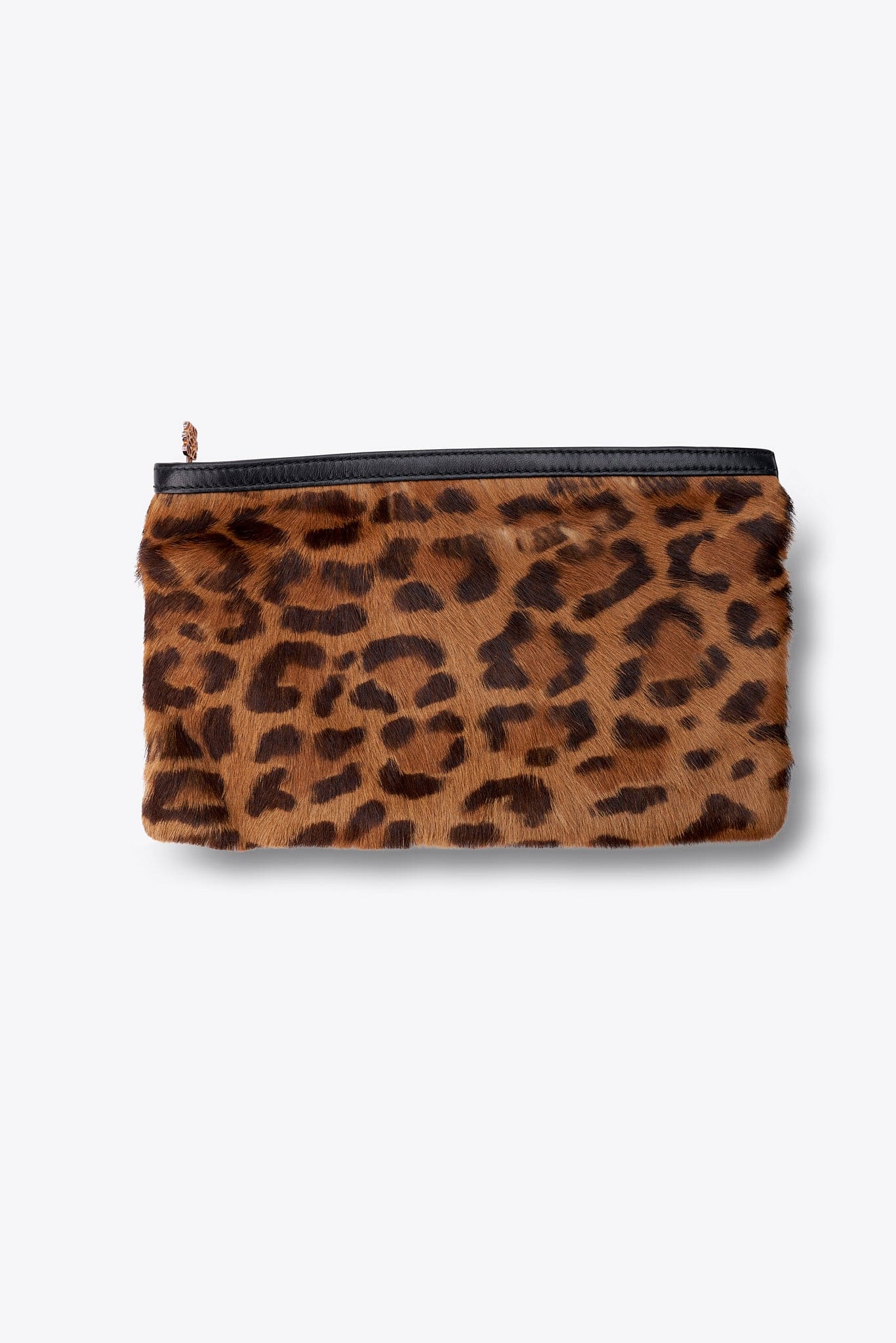 Vintage Loewe Leopard Print Calf Hair Pouch