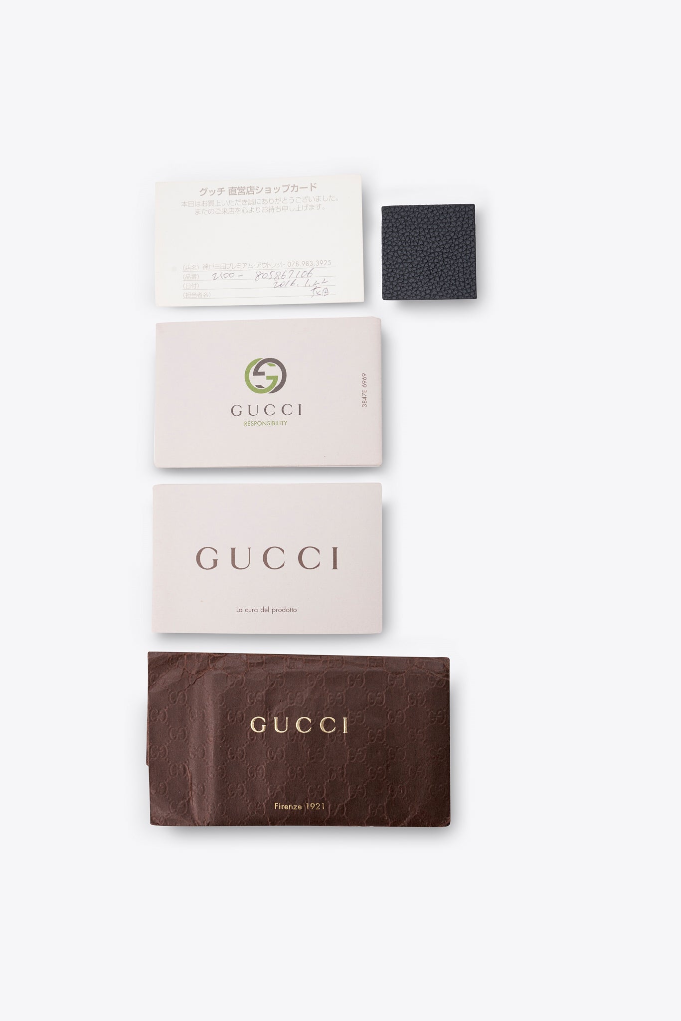 Vintage Gucci Black Leather Tote Bag With Tassel