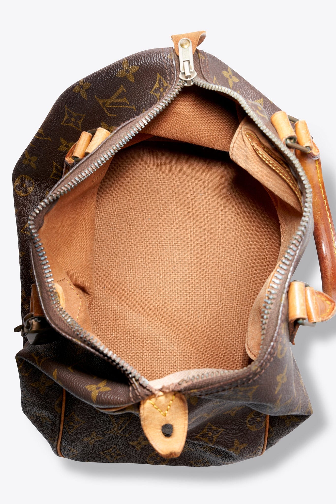 Louis Vuitton 30 Speedy Bag In Brown Monogram Coated Canvas