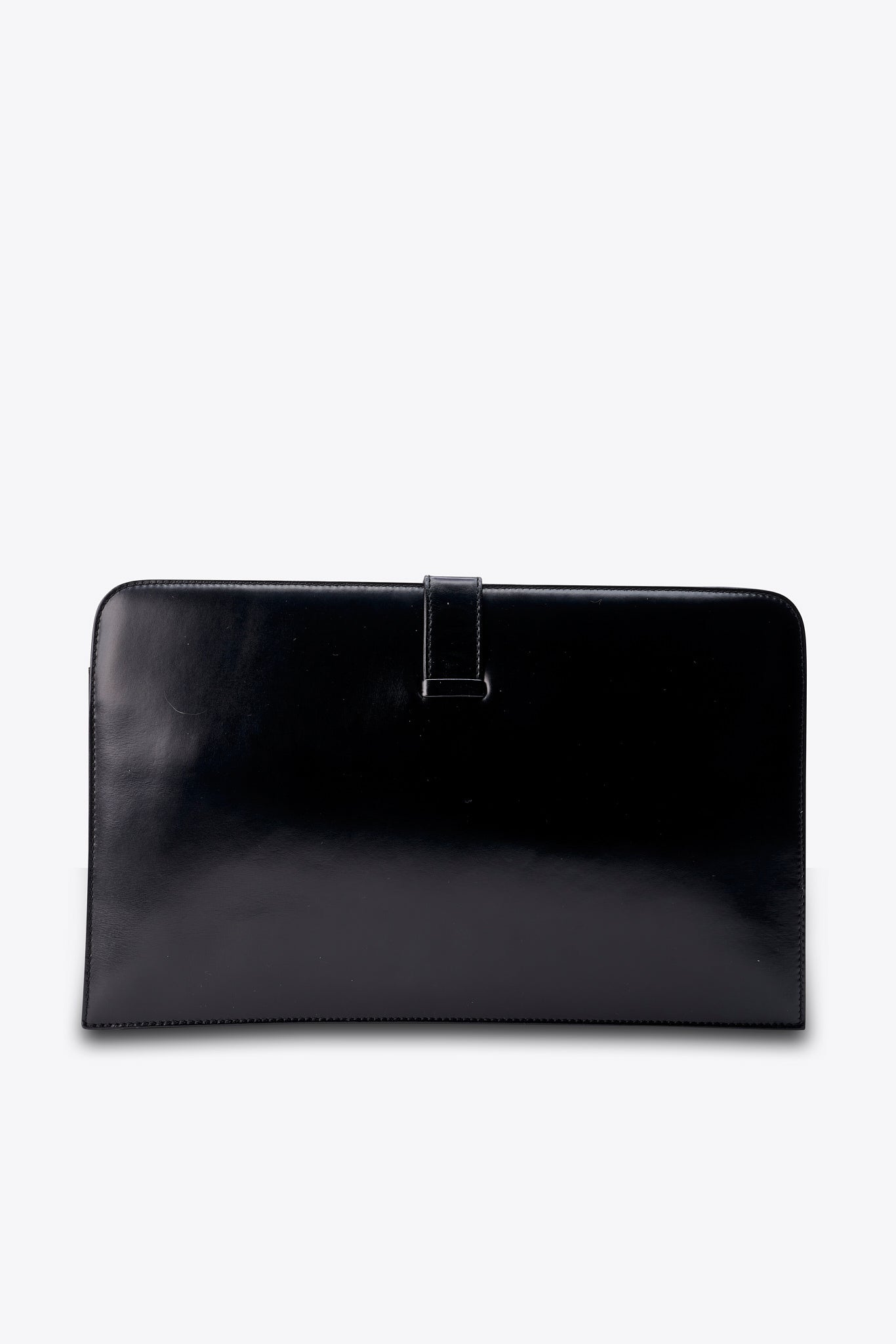 Loewe Vintage Black Leather Clutch Bag