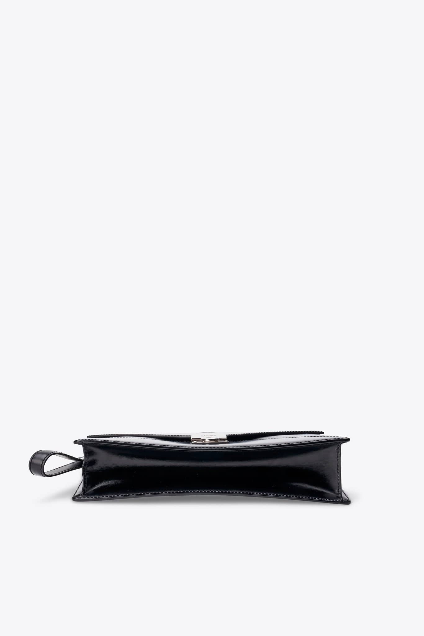 Loewe Vintage Black Leather Clutch Bag With Original Dust Bag