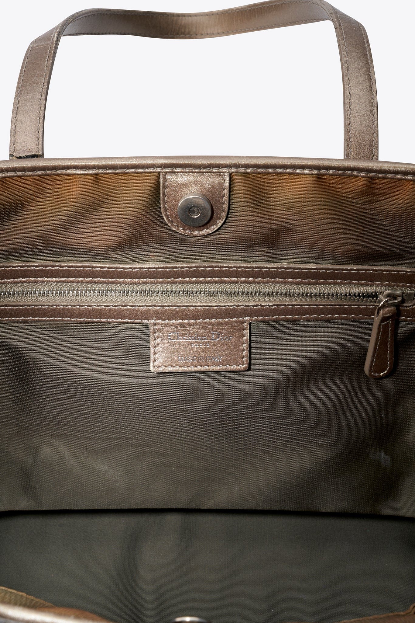 Vintage Christian Dior Quilted Tote Bag