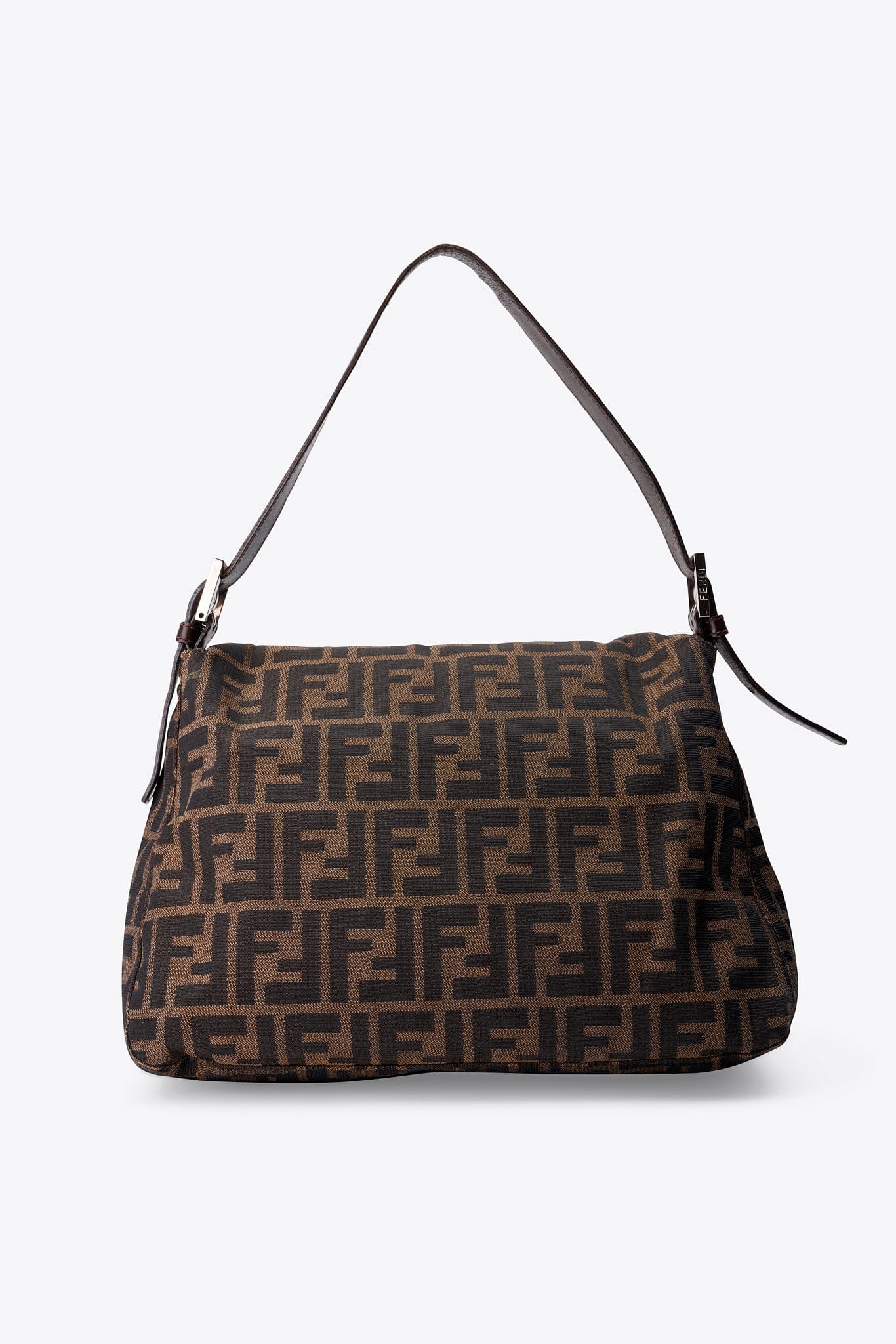 Vintage Fendi Mamma Baguette Zucca Canvas Shoulder Bag – The Hosta