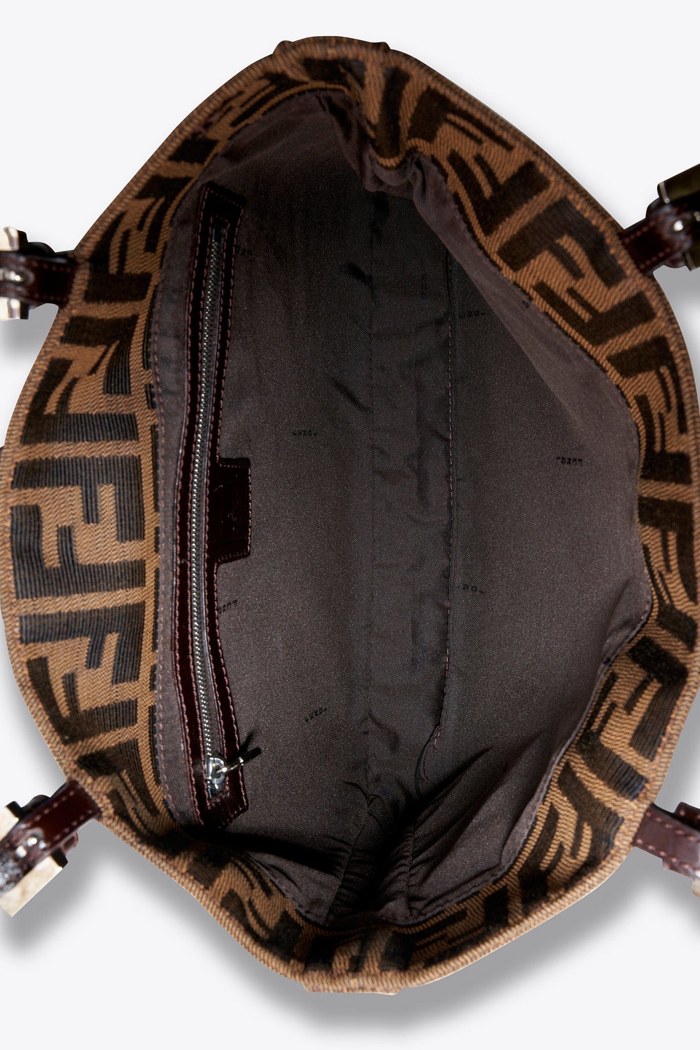 Vintage Fendi Zucca Canvas Tote Bag