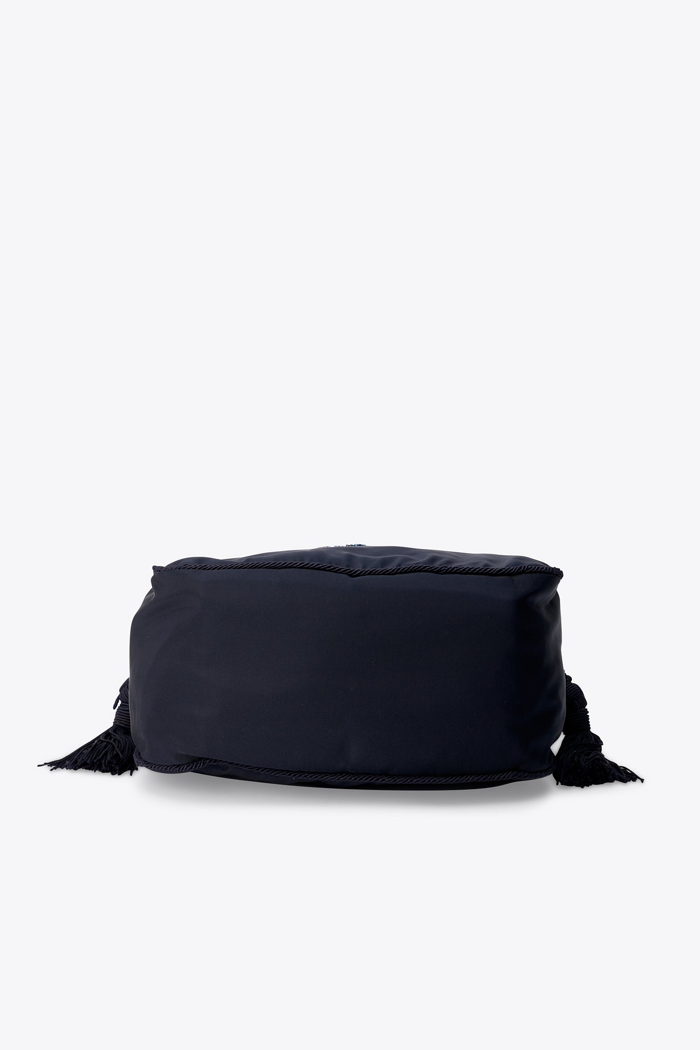Vintage Prada Embellished Nylon Tassel Top Handle Bag – The Hosta