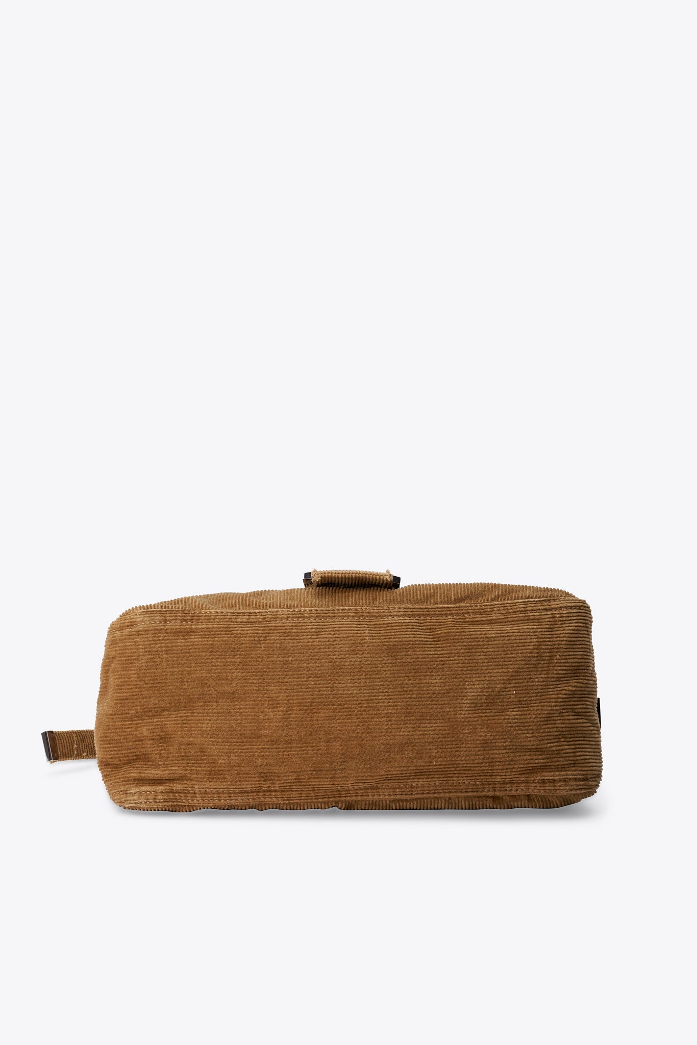 Borsa a tracolla vintage Fendi Mamma Baguette in velluto a coste