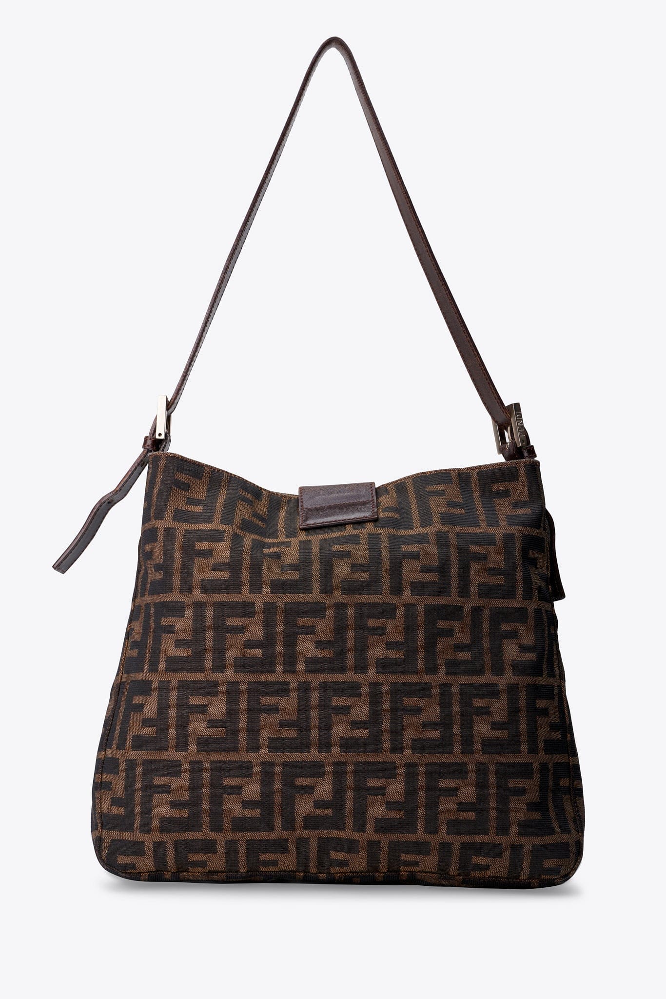 Vintage Fendi Brown Zucca Tote Bag