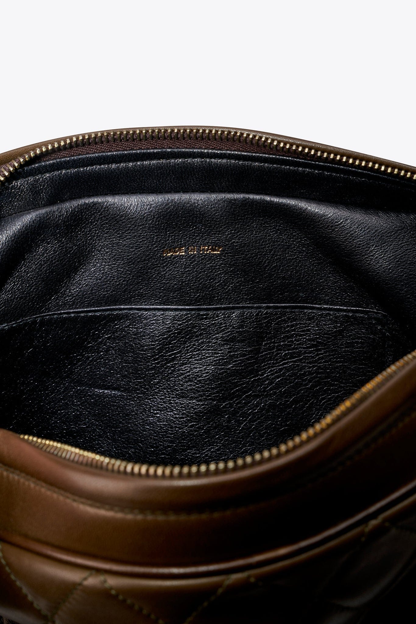 Vintage Chanel Brown Quilted Leather Camera Bag