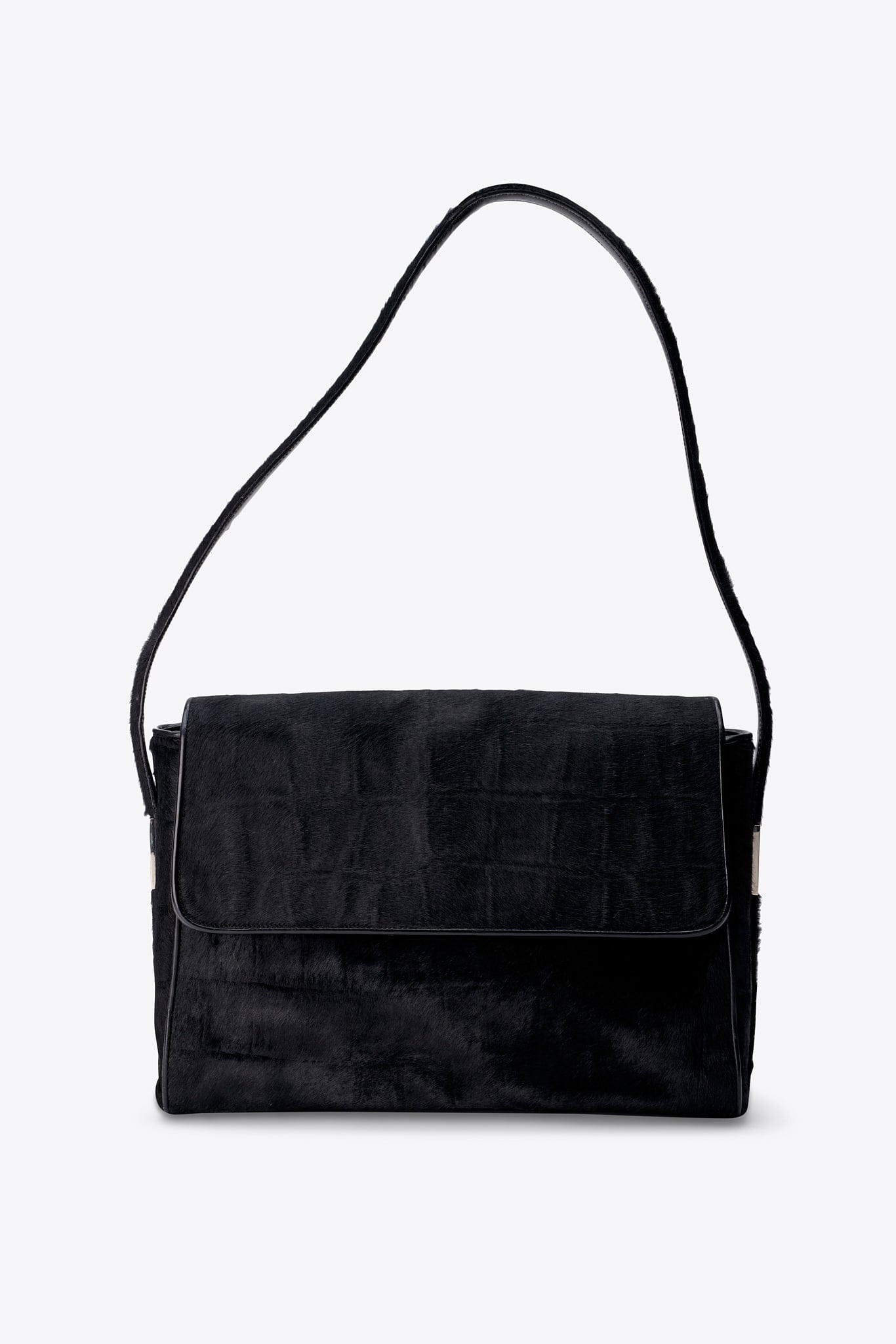 Vintage Gucci 90's Black Calf Hair Shoulder Bag