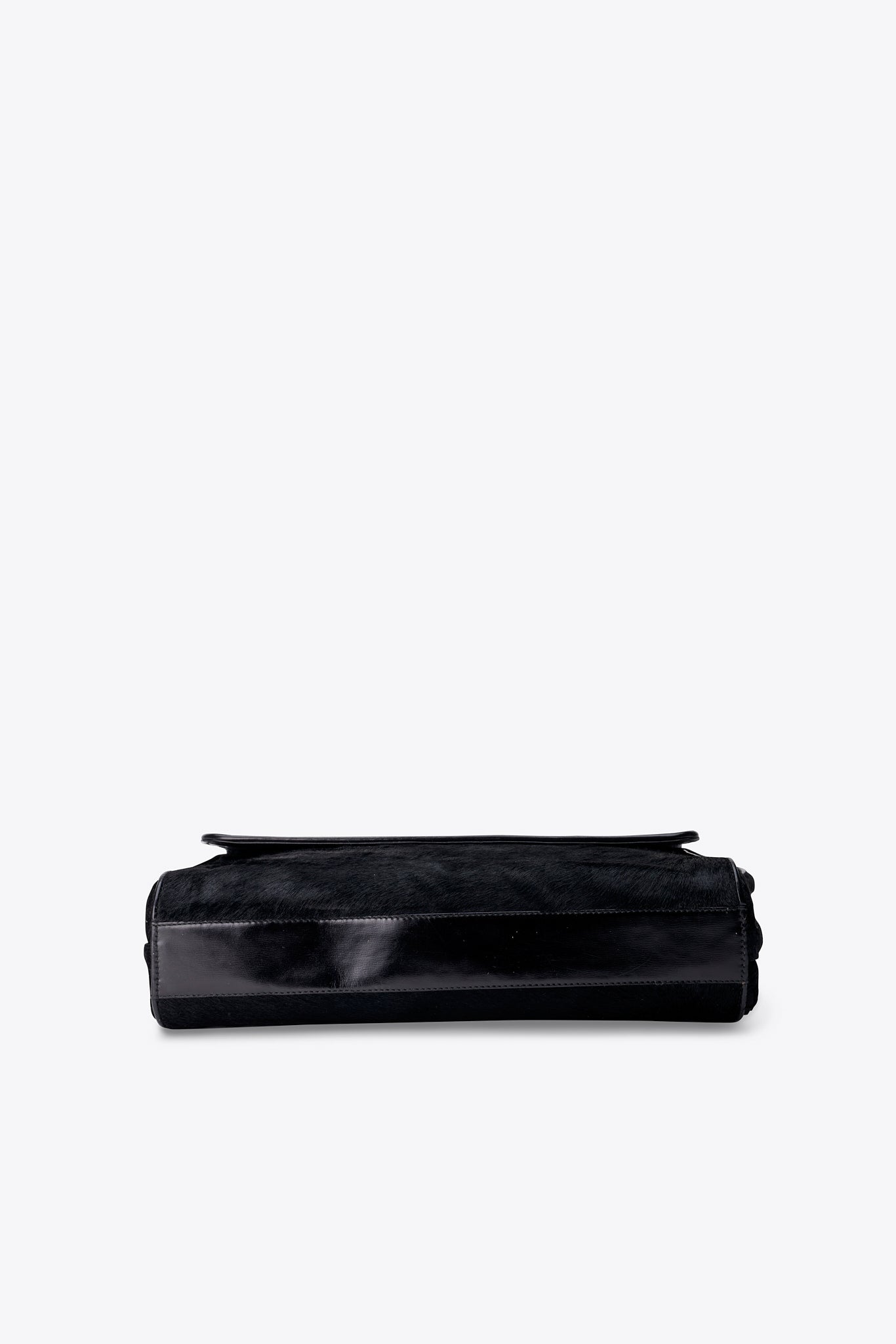 Vintage Gucci 90's Black Calf Hair Shoulder Bag