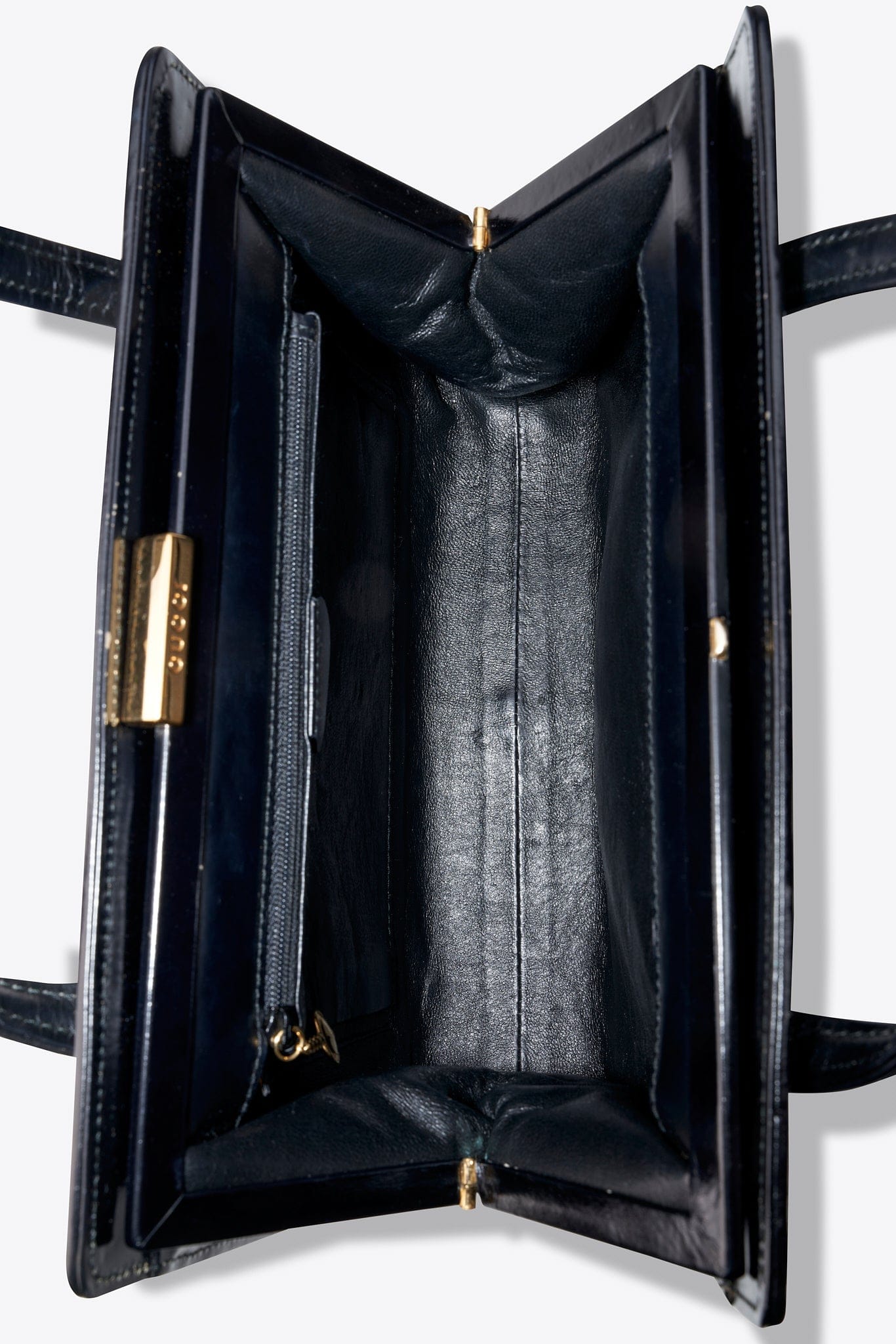 Vintage Gucci 90's Black Calf Hair Shoulder Bag