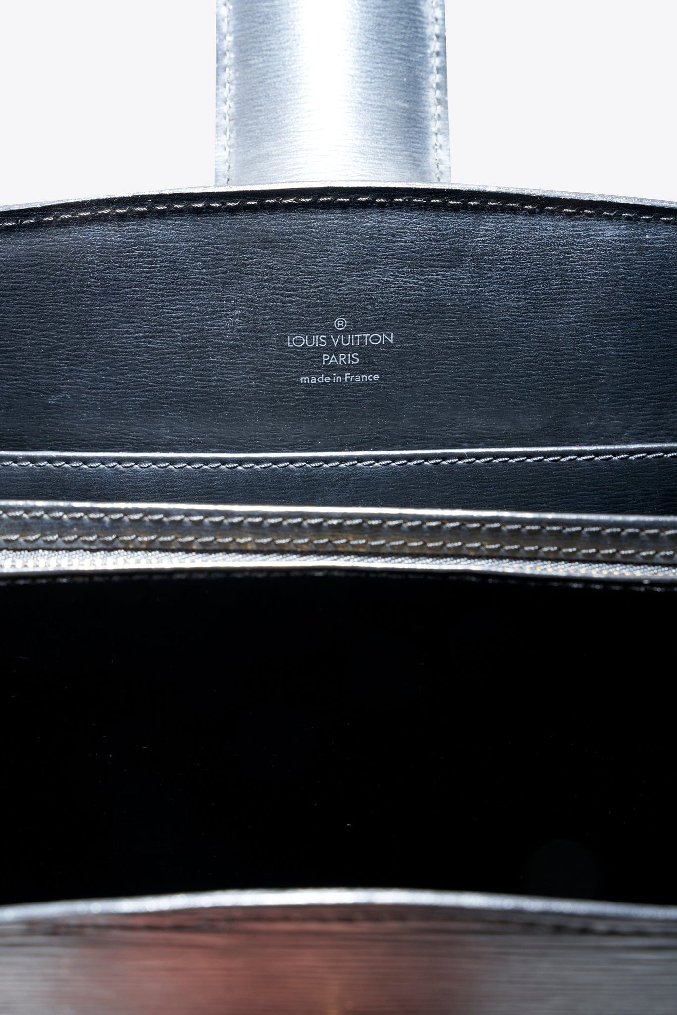 Vintage Louis Vuitton Capuchin Shoulder Bag in Black Epi Leather