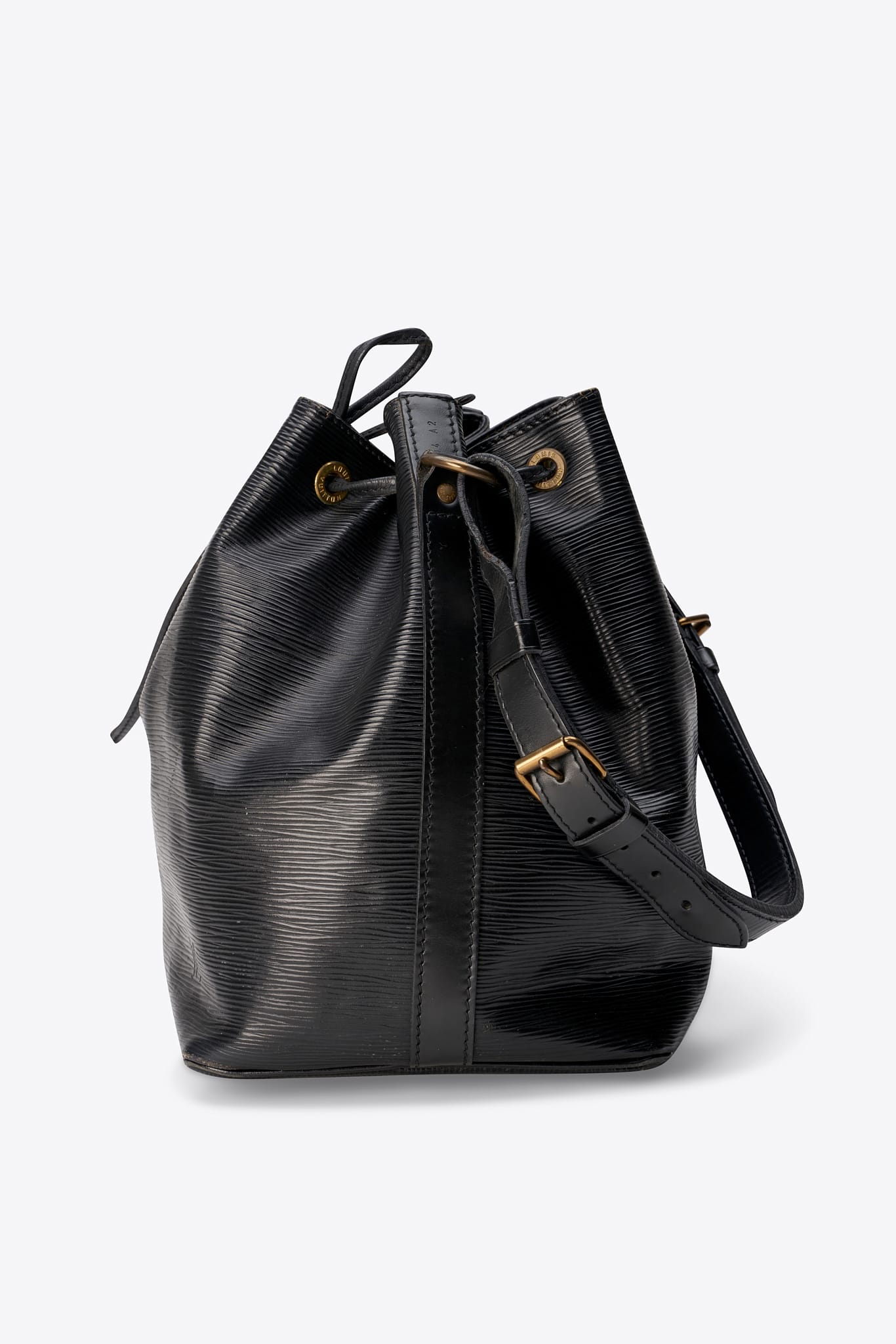 Louis Vuitton Petit Noé Epi Leather Bucket Bag Black