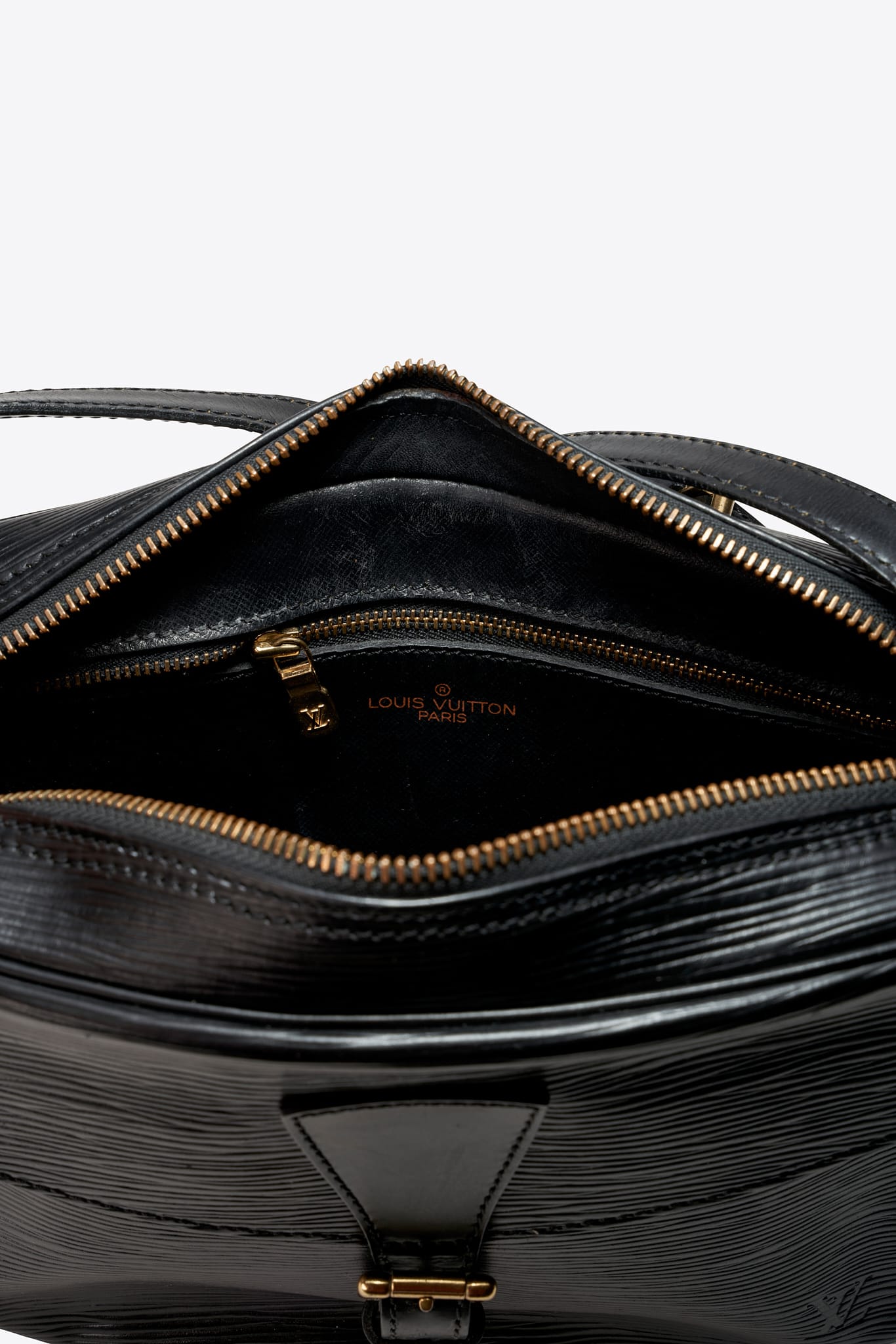 Vintage Louis Vuitton Epi Jeune Fille Shoulder Bag Black