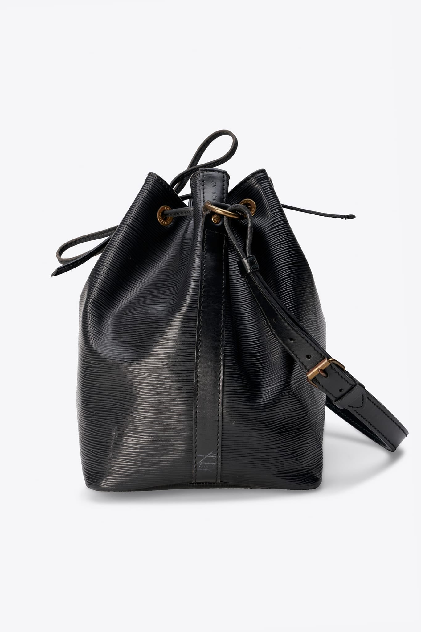 Louis Vuitton Petit Noé Epi Leather Bucket Bag Black