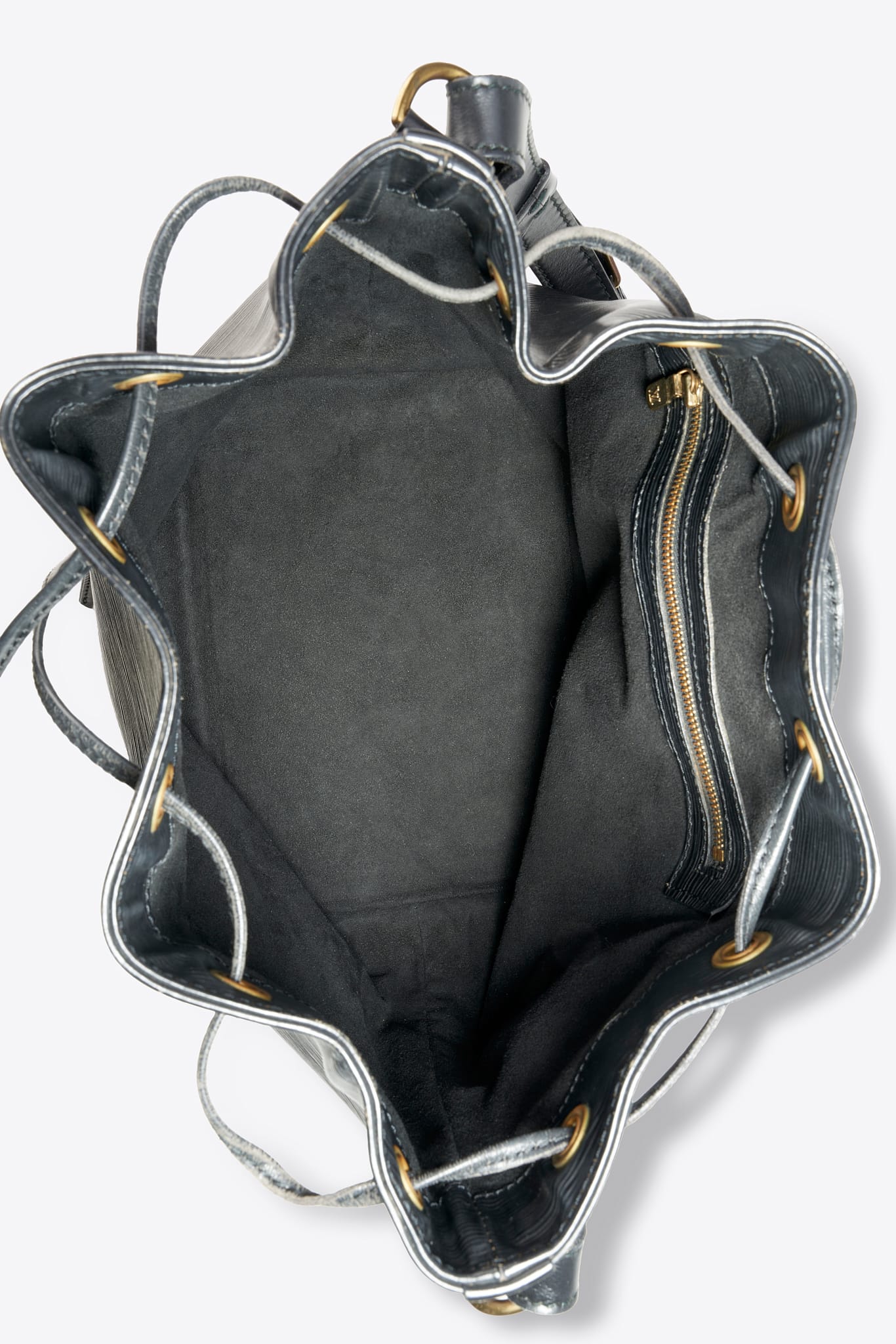 Louis Vuitton Petit Noé Epi Leather Bucket Bag Black