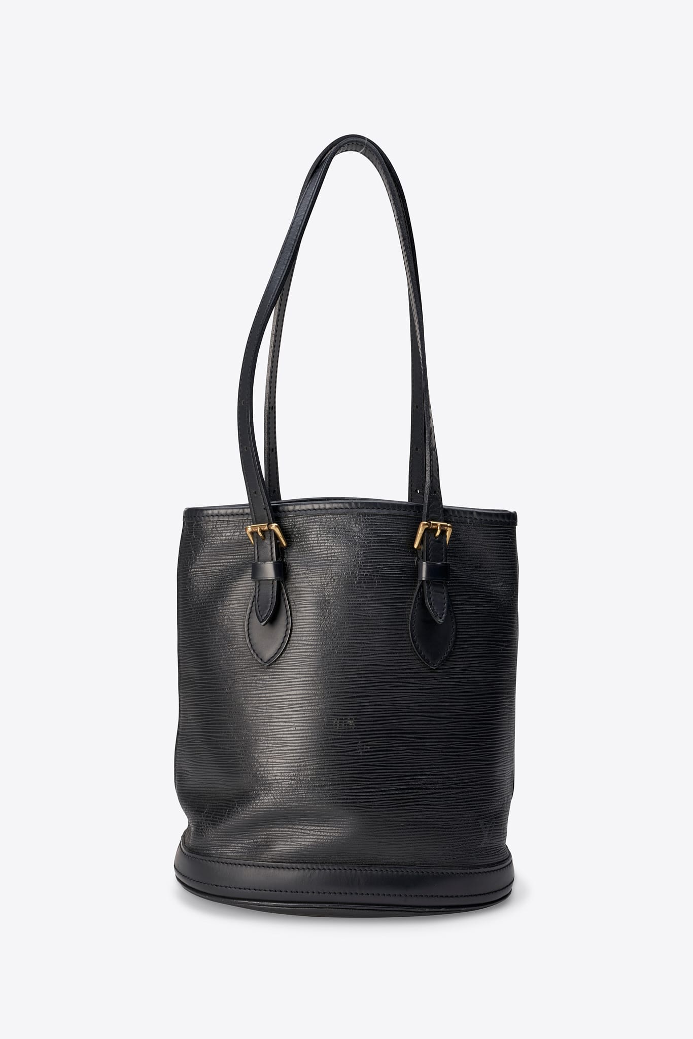 Vintage Louis Vuitton Epi Leather Bucket Bag Black