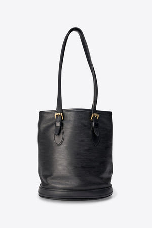 Vintage Louis Vuitton Epi Leather Bucket Bag Black