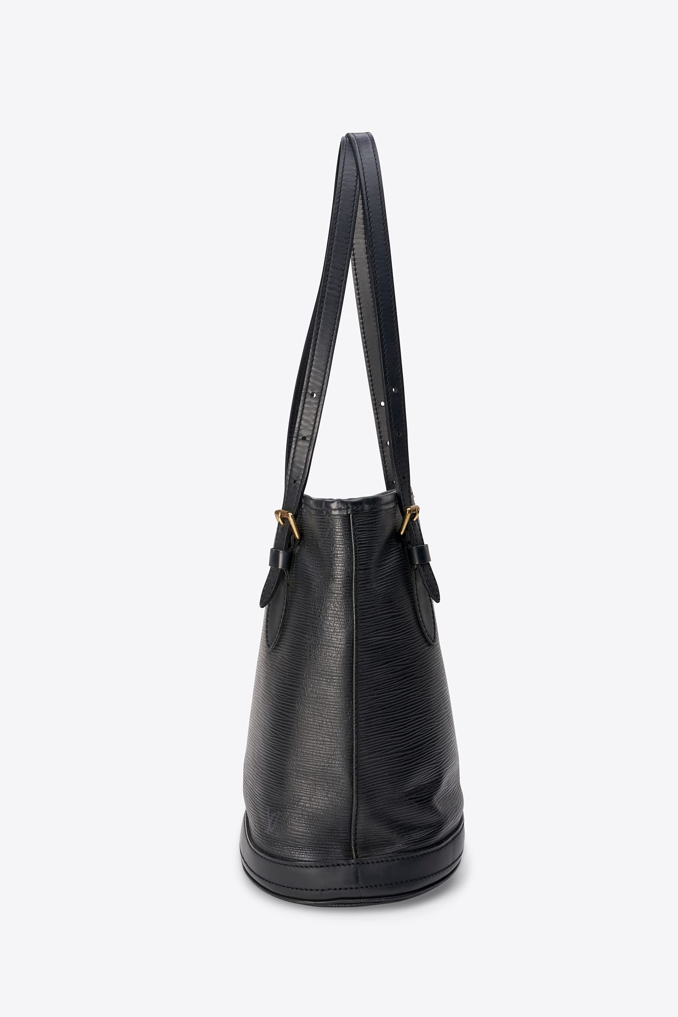 Louis Vuitton ブラック バケットバッグ. Vintage Louis Vuitton Epi Leather Bucket Bag Black – The Hosta