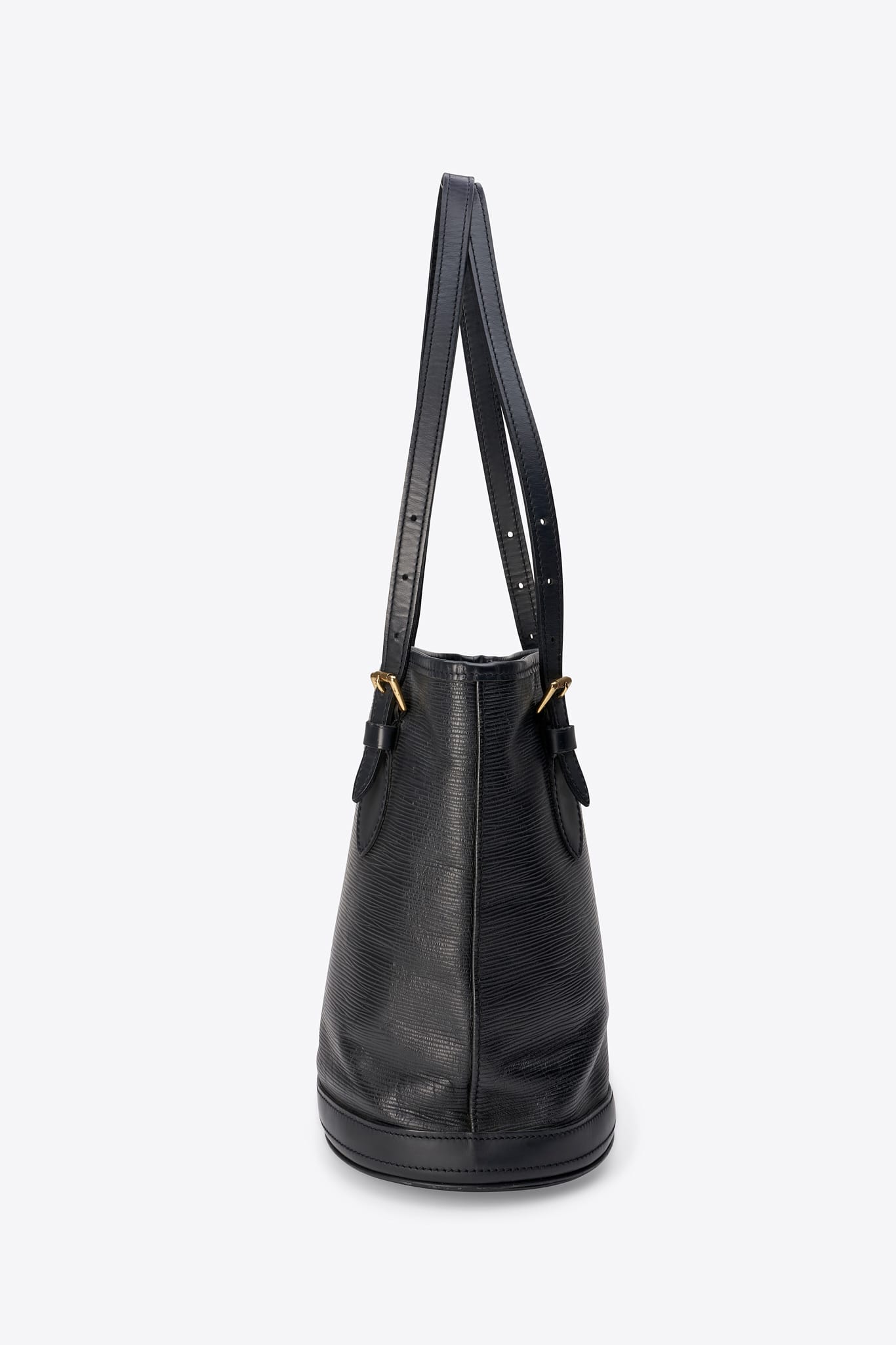Vintage Louis Vuitton Epi Leather Bucket Bag Black