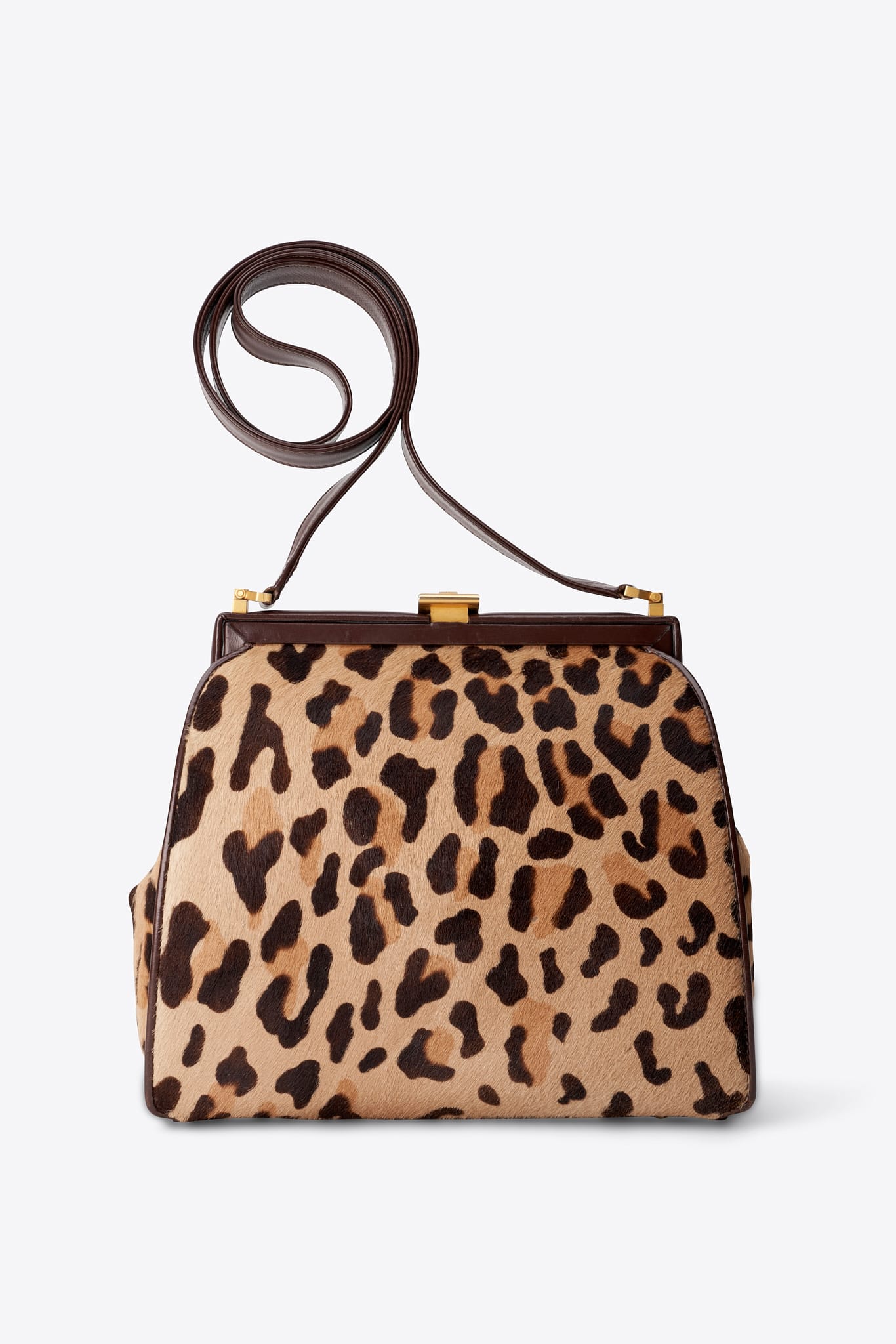 Vintage Celine Leopard Calf Hair Bag